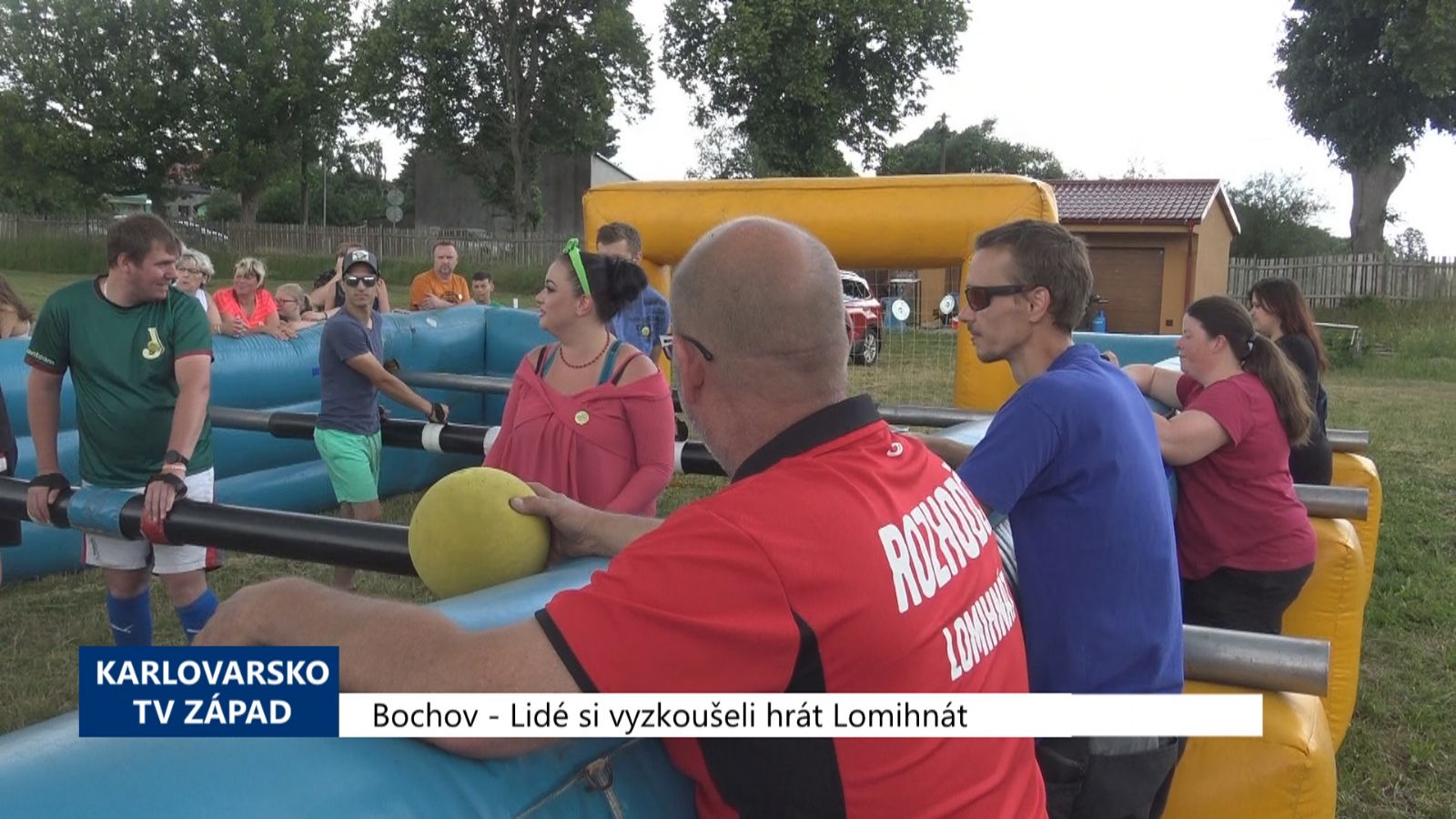 Bochov: Lidé si vyzkoušeli hrát Lomihnát (TV Západ)