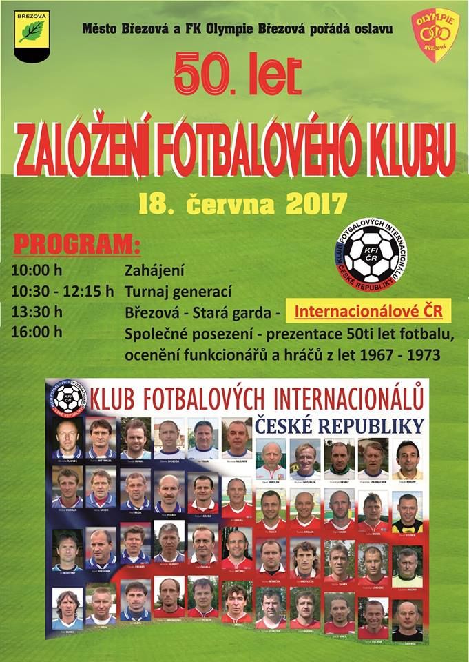 obrázek: Březová: Fotbalový klub oslaví v sobotu 50 let