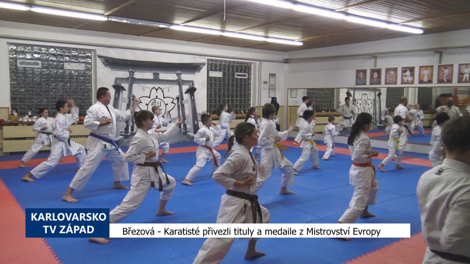 Březová: Karatisté přivezli tituly a medaile z Mistrovství Evropy (TV Západ)