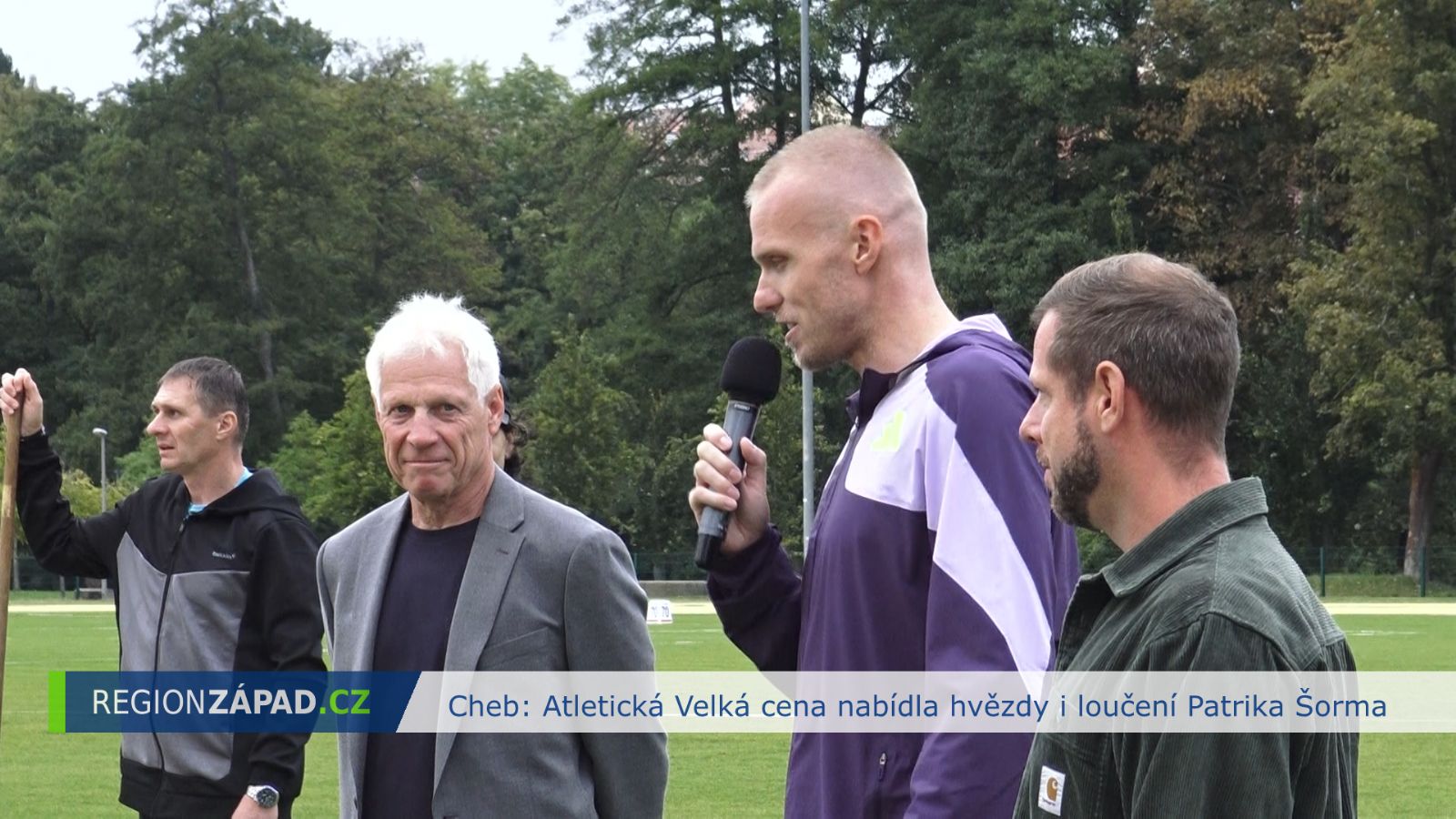 Cheb: Atletická Velká cena nabídla hvězdy i loučení Patrika Šorma (TV Západ)