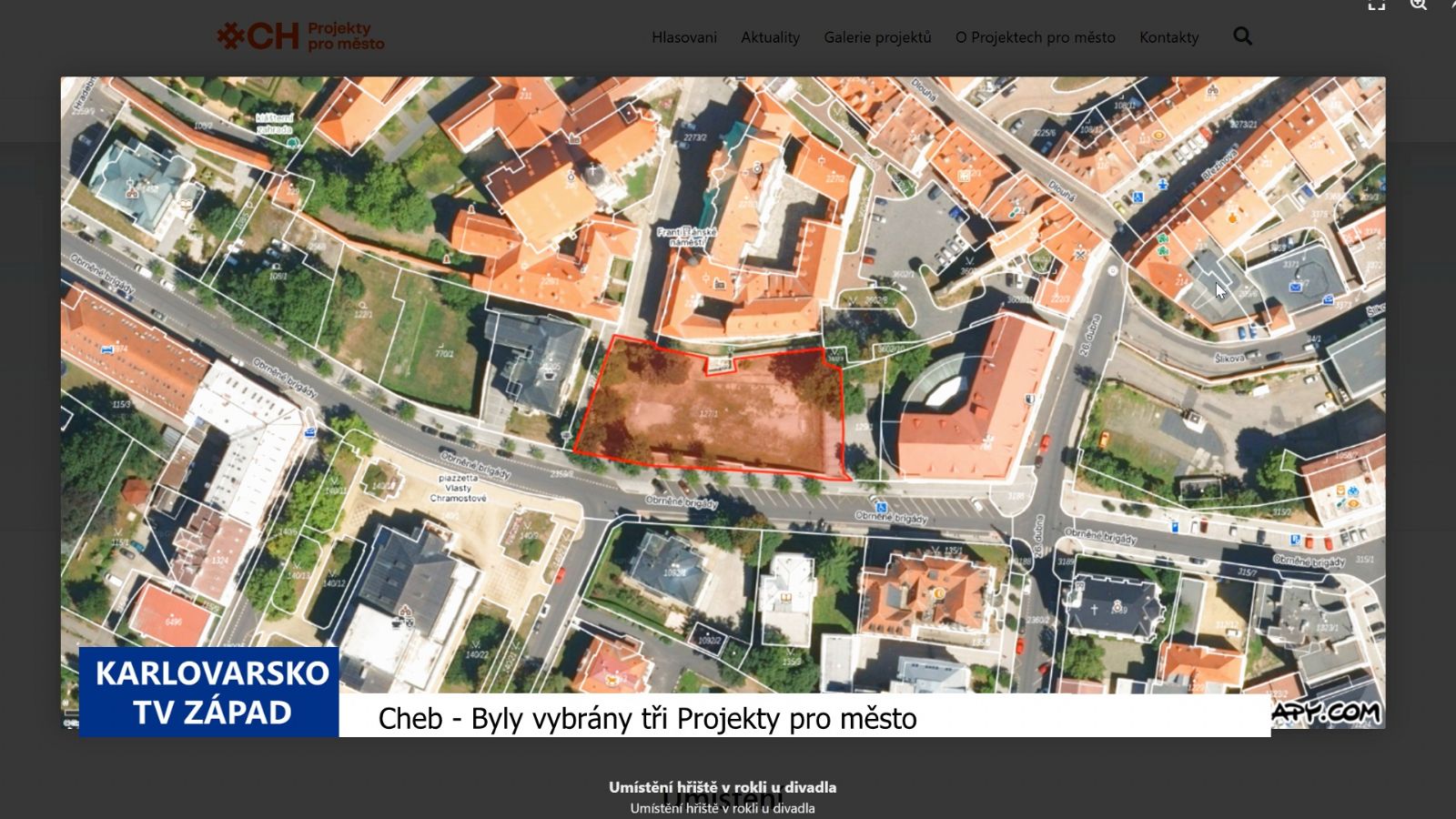 Cheb: Byly vybrány tři Projekty pro město (TV Západ)