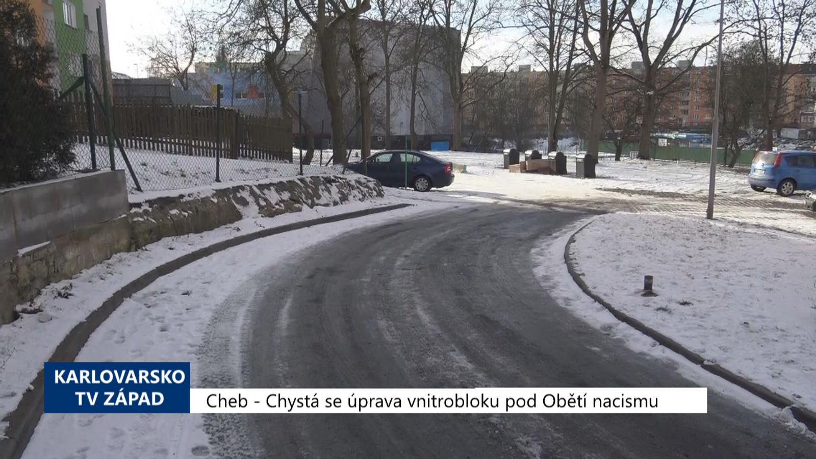 Cheb: Chystá se úprava vnitrobloku pod Obětí nacismu (TV Západ)