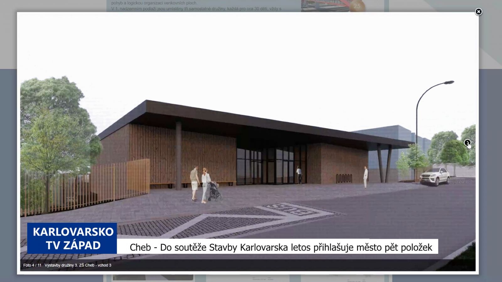 Cheb: Do soutěže Stavby Karlovarska letos přihlašuje město pět položek (TV Západ)