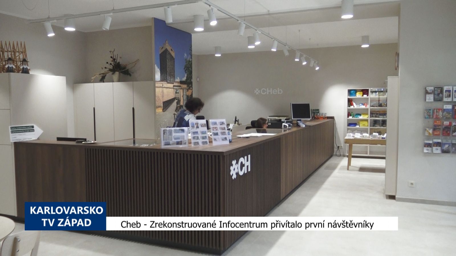 Cheb: Infocentrum se po rekonstrukci otevřelo veřejnosti (TV Západ)