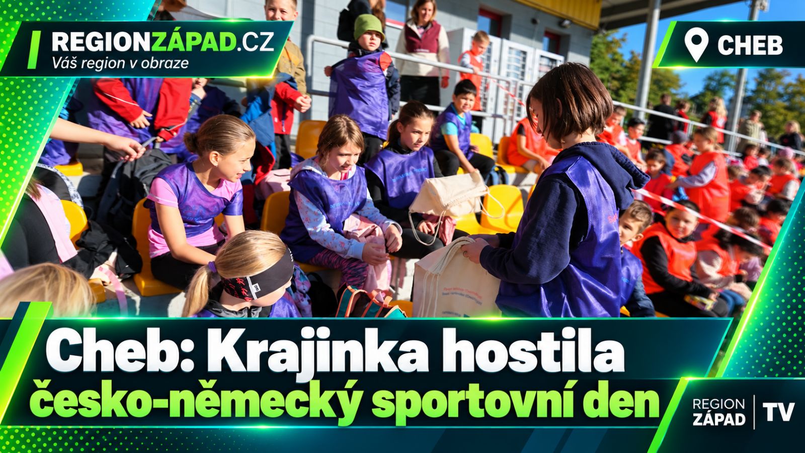 Cheb: Krajinka hostila česko-německý sportovní den (TV Západ)