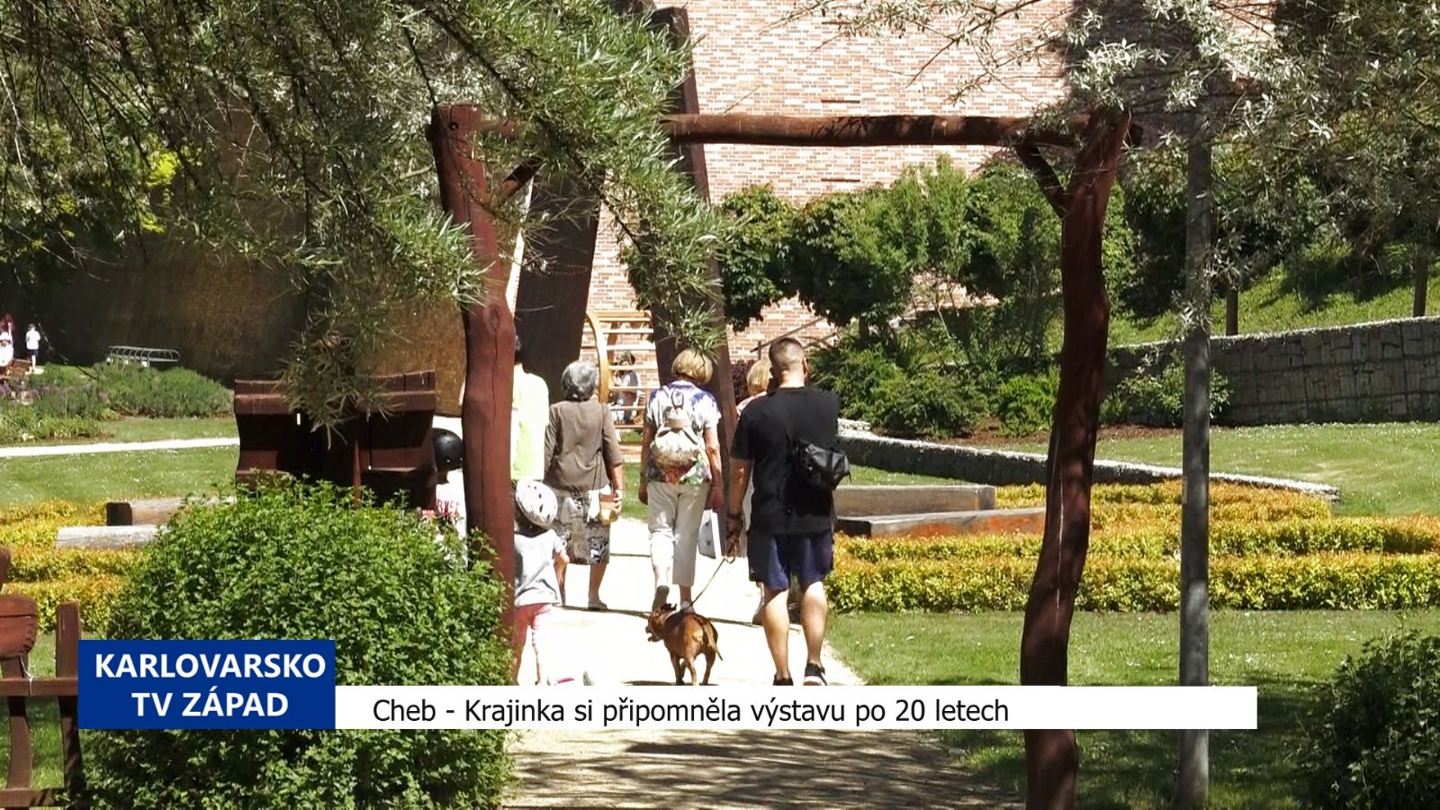 Cheb: Krajinka si připomněla výstavu po 20 letech (TV Západ)