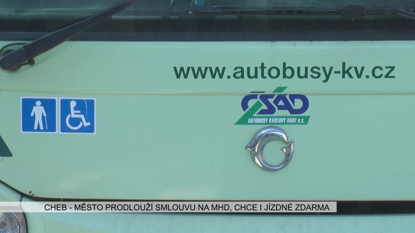 Cheb: Město prodlouží smlouvu na MHD, chce i jízdné zdarma (TV Západ)