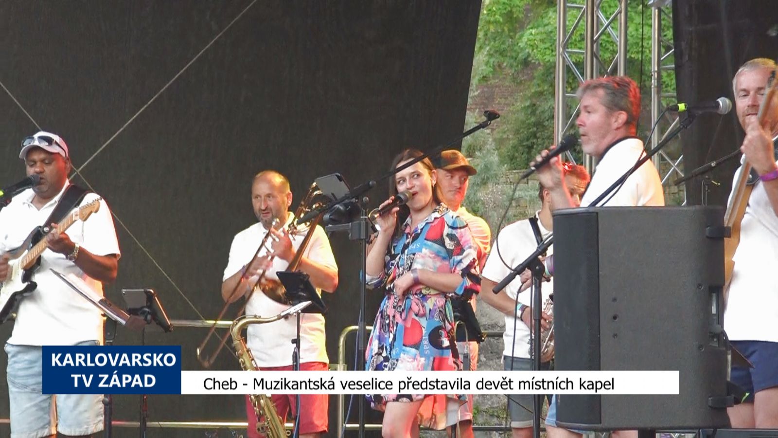 Cheb: Muzikantská veselice představila 9 místních kapel (TV Západ)