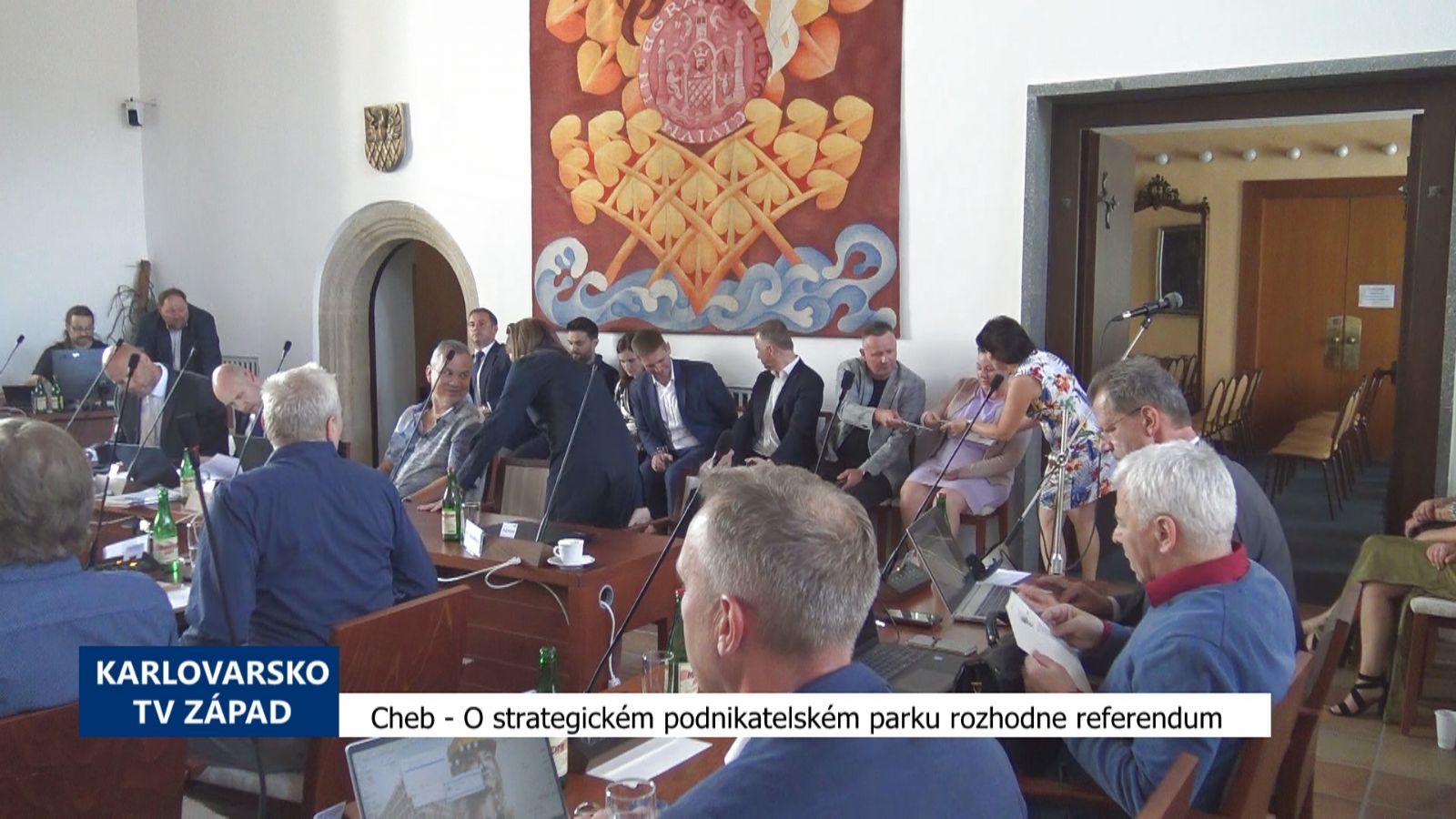 Cheb: O strategickém podnikatelském parku rozhodne referendum (TV Západ)