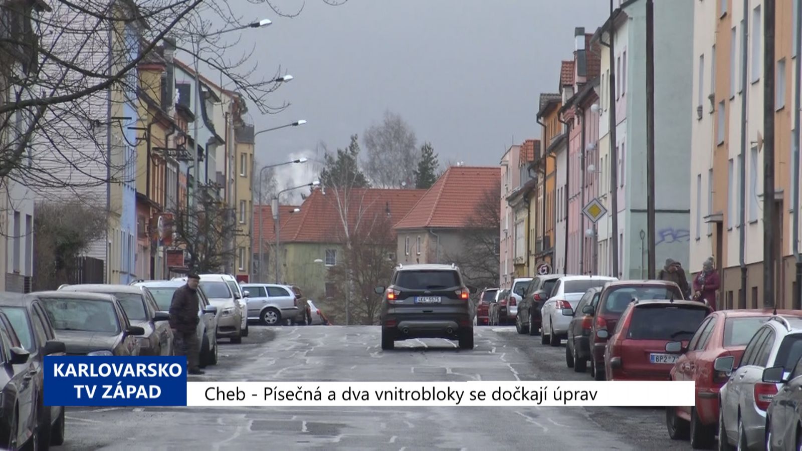 Cheb: Písečná a dva vnitrobloky v centru se dočkají úprav (TV Západ)