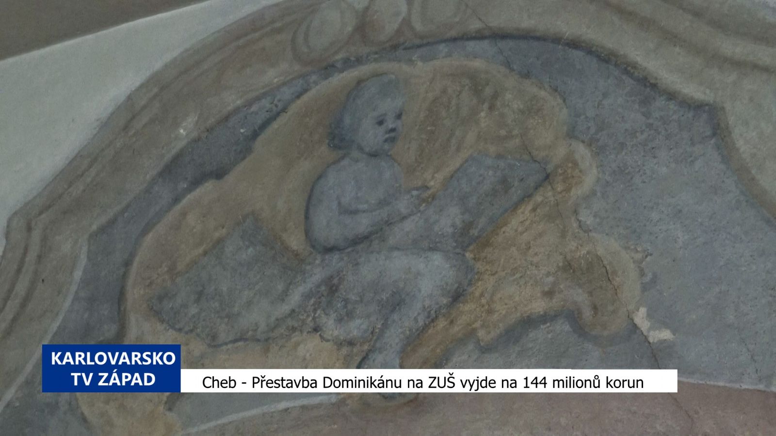 Cheb: Přestavba Dominikánu na ZUŠ (TV Západ)