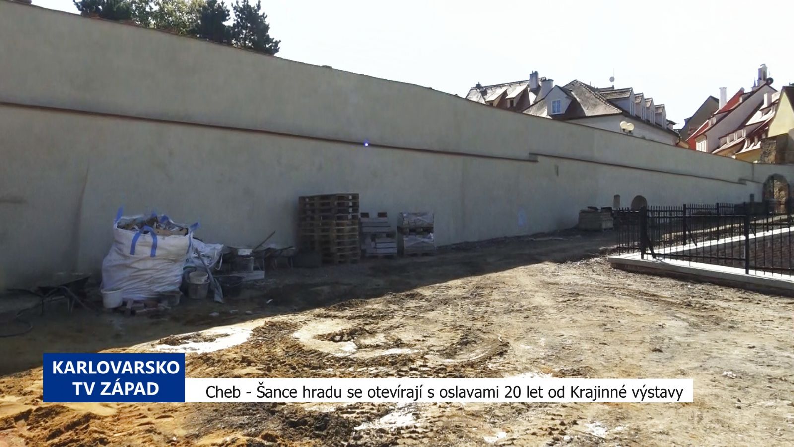 Cheb: Šance hradu se otevírají s oslavami 20 let od Krajinné výstavy (TV Západ)