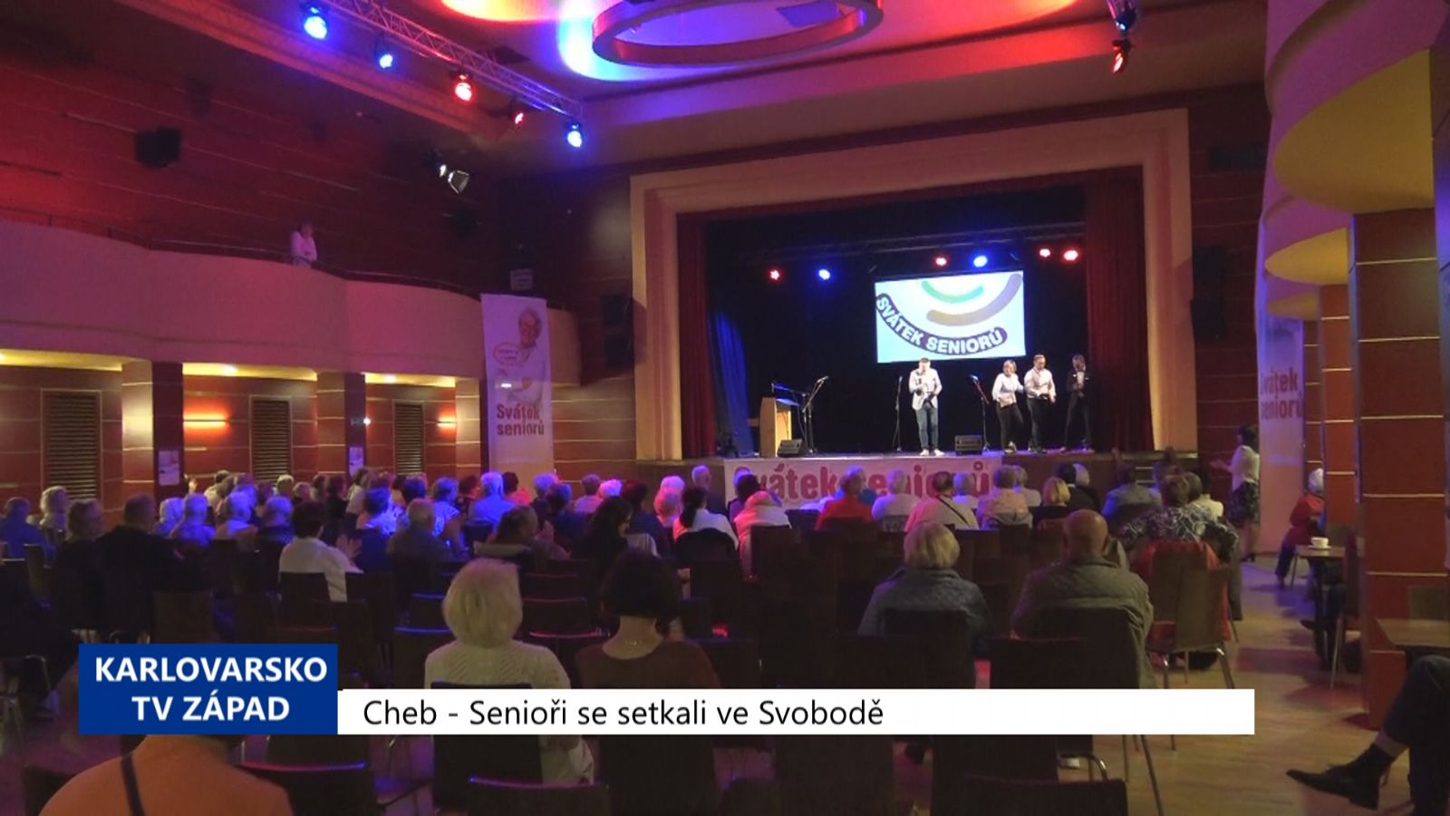 Cheb: Senioři se setkali ve Svobodě (TV Západ)