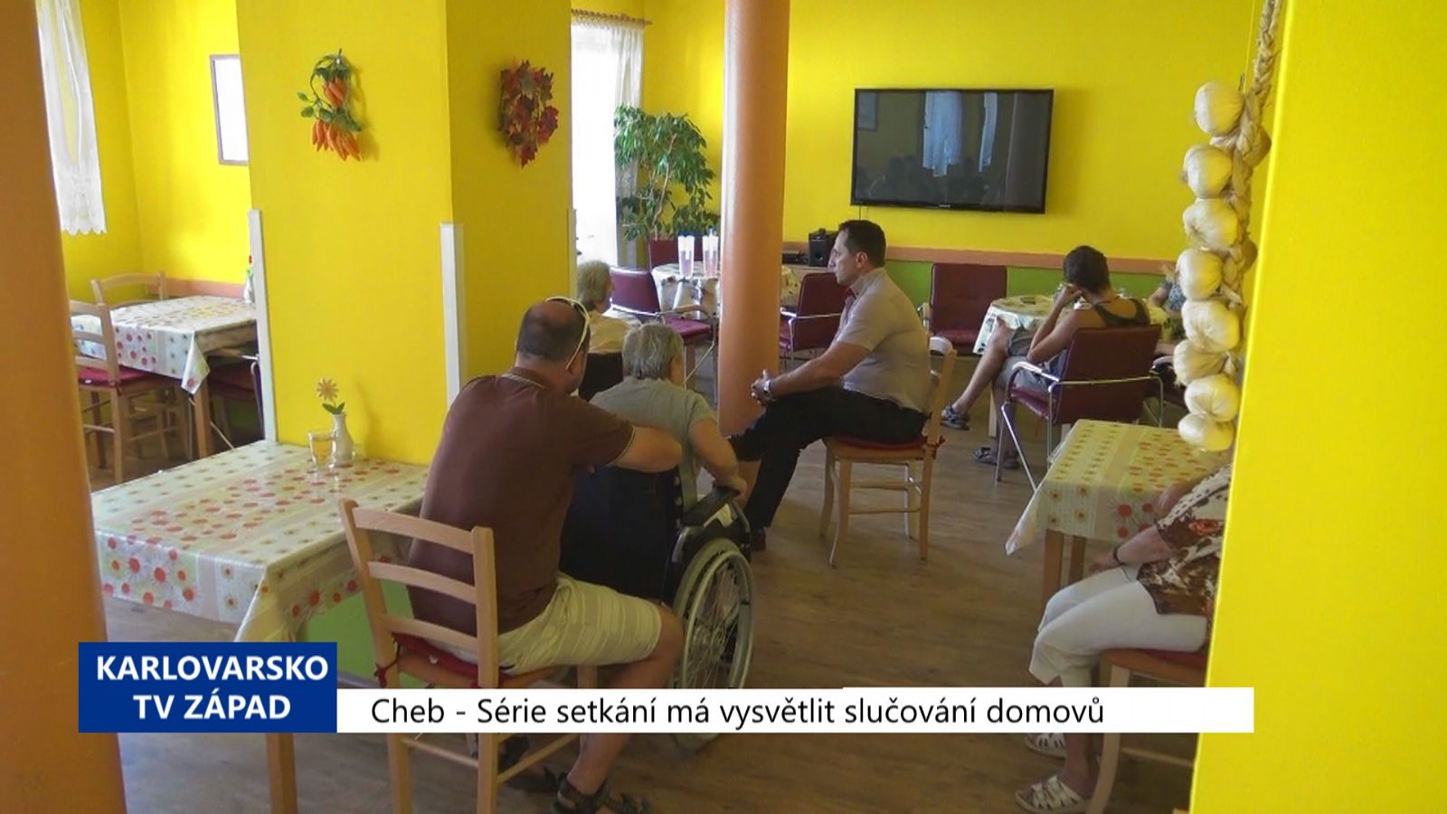 Cheb: Série setkání má vysvětlit slučování domovů (TV Západ)