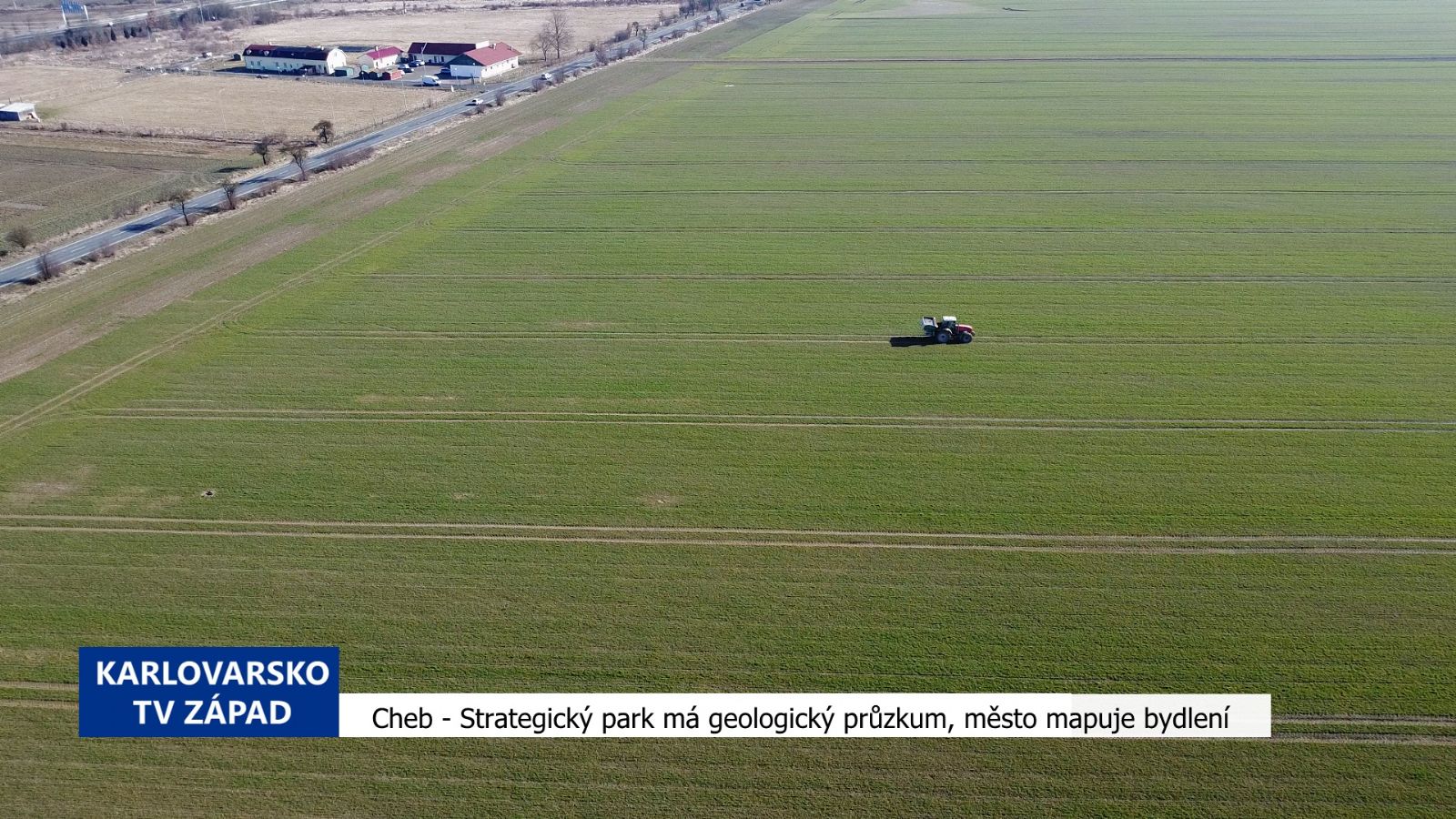 Cheb: Strategický park má geologický průzkum, město mapuje bydlení (TV Západ)