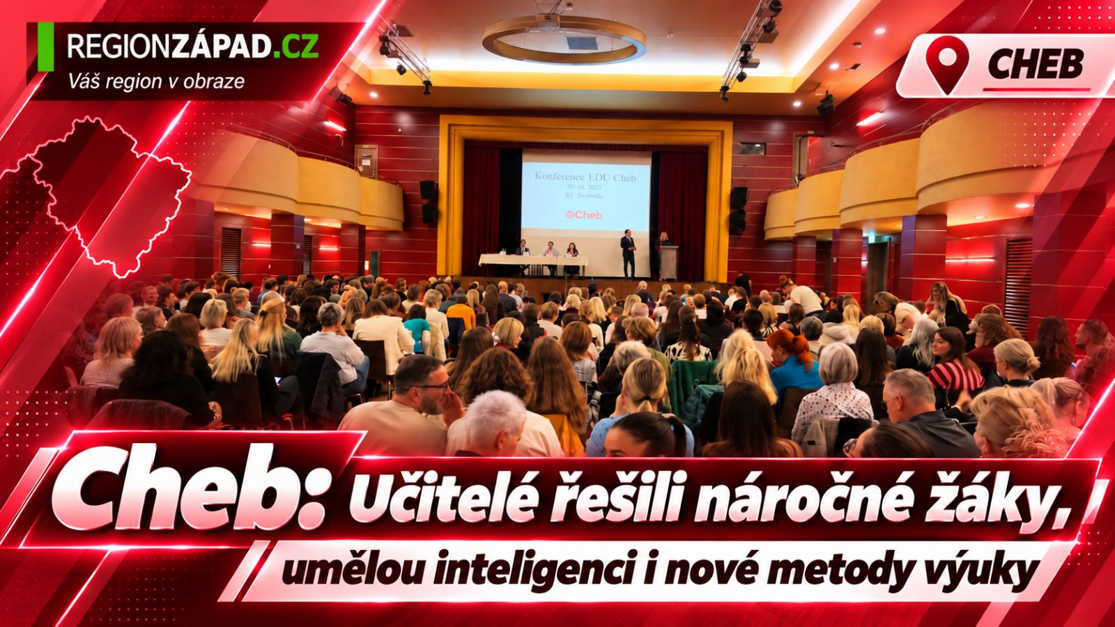 Cheb: Učitelé řešili náročné žáky, umělou inteligenci i nové metody výuky (TV Západ)