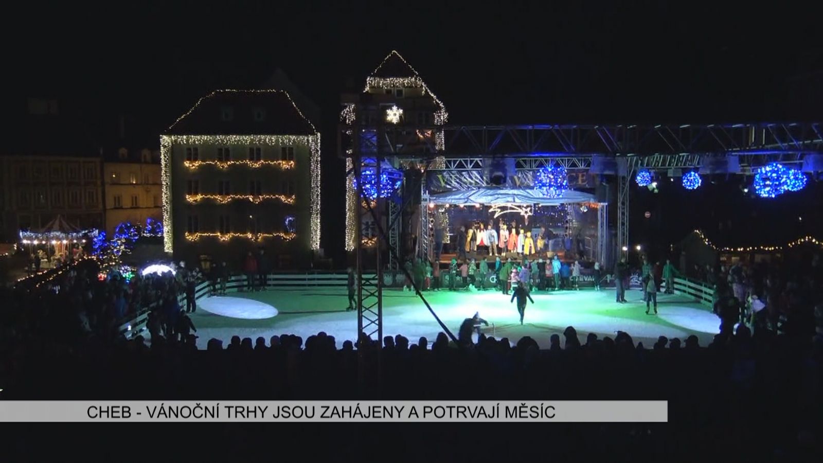 Cheb: Vánoční trhy jsou zahájeny a potrvají měsíc (TV Západ)