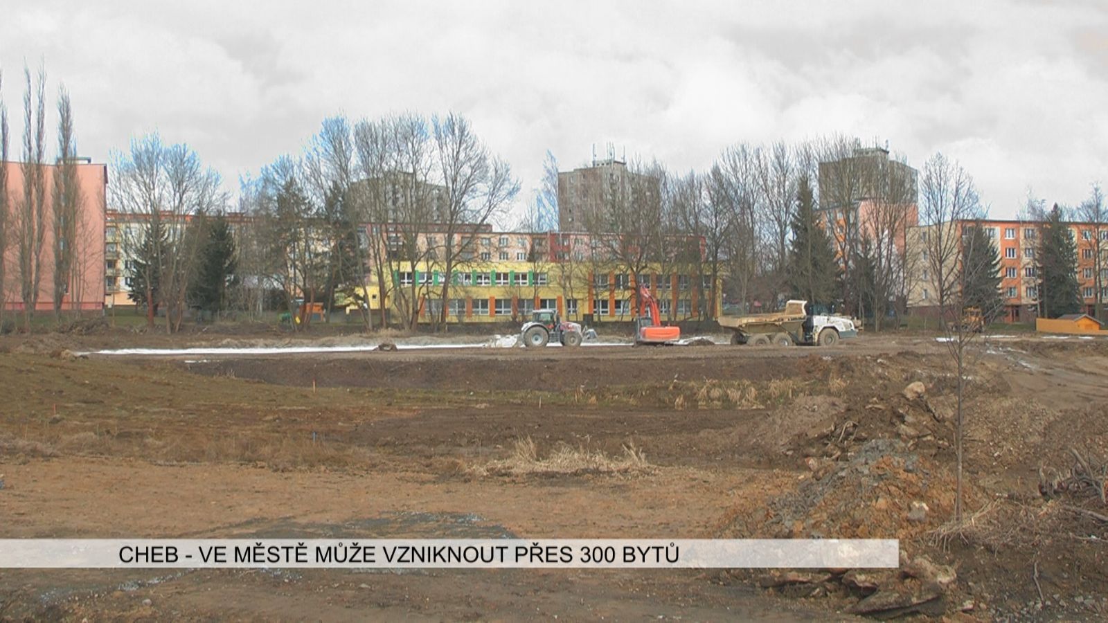Cheb: Ve městě může vzniknout přes 300 bytů (TV Západ)