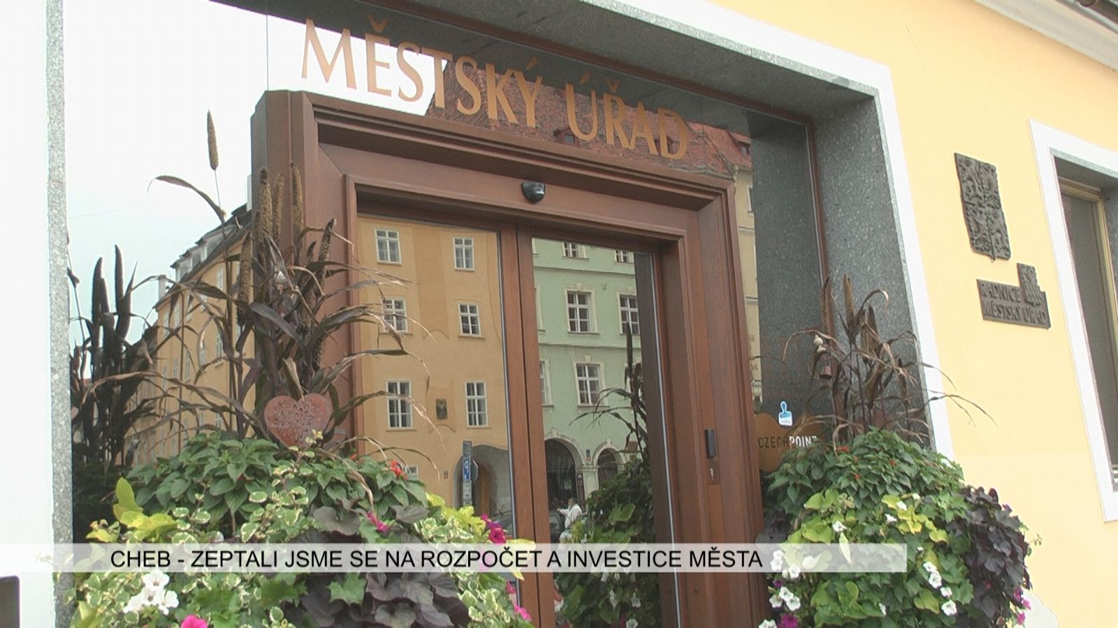 Cheb: Zeptali jsme na rozpočet a investice města (TV Západ)
