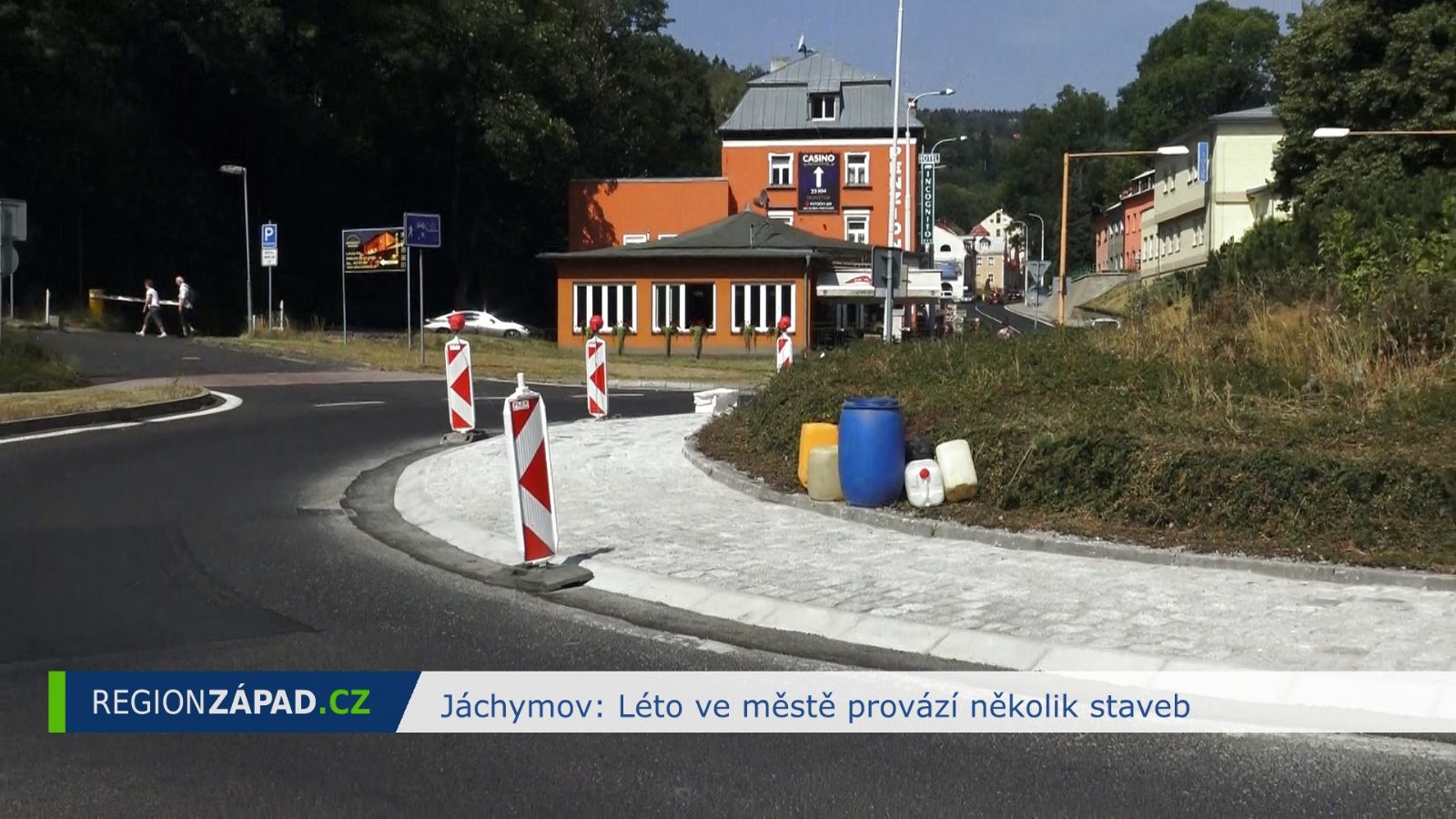 Jáchymov: Léto ve městě provází několik staveb (TV Západ)