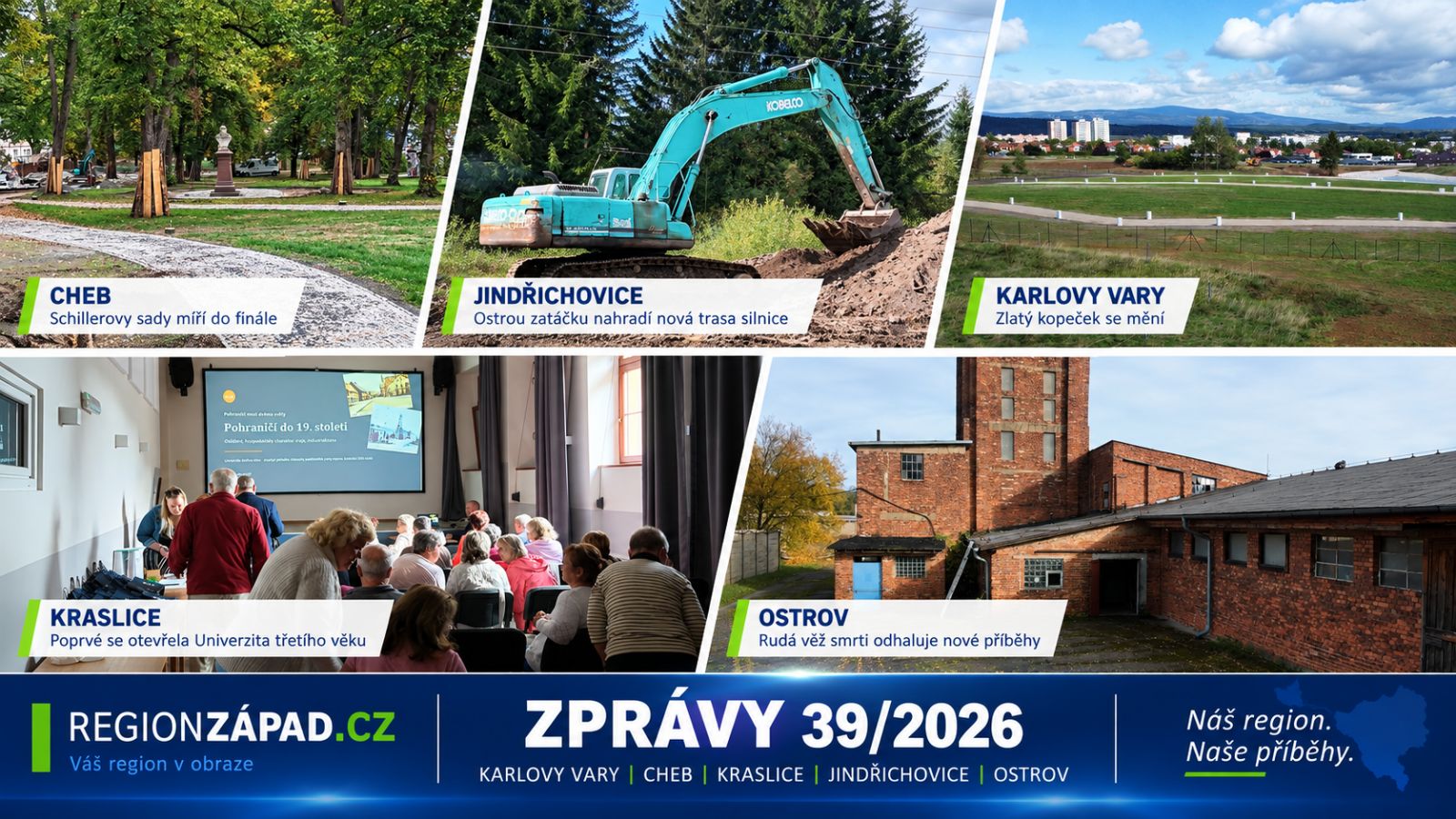 Karlovarský kraj: Zprávy 39. týdne 2026 (TV Západ)