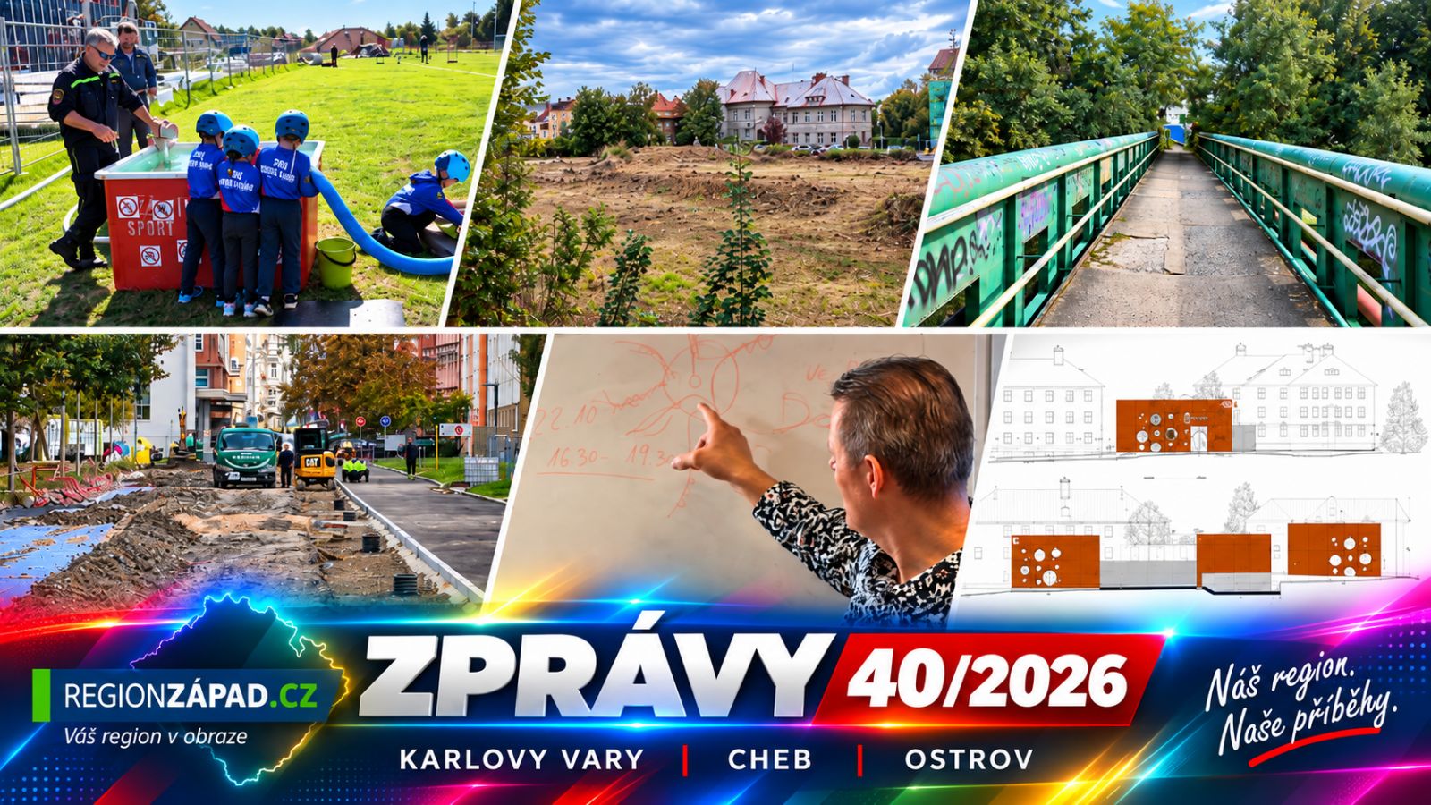 Karlovarský kraj: Zprávy 40. týdne 2026 (TV Západ)
