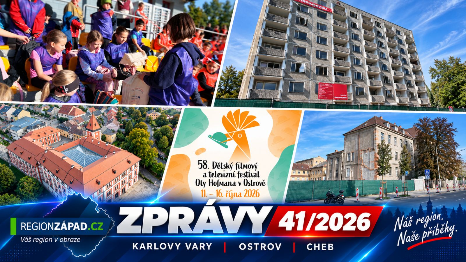 Karlovarský kraj: Zprávy 41. týdne 2026 (TV Západ)