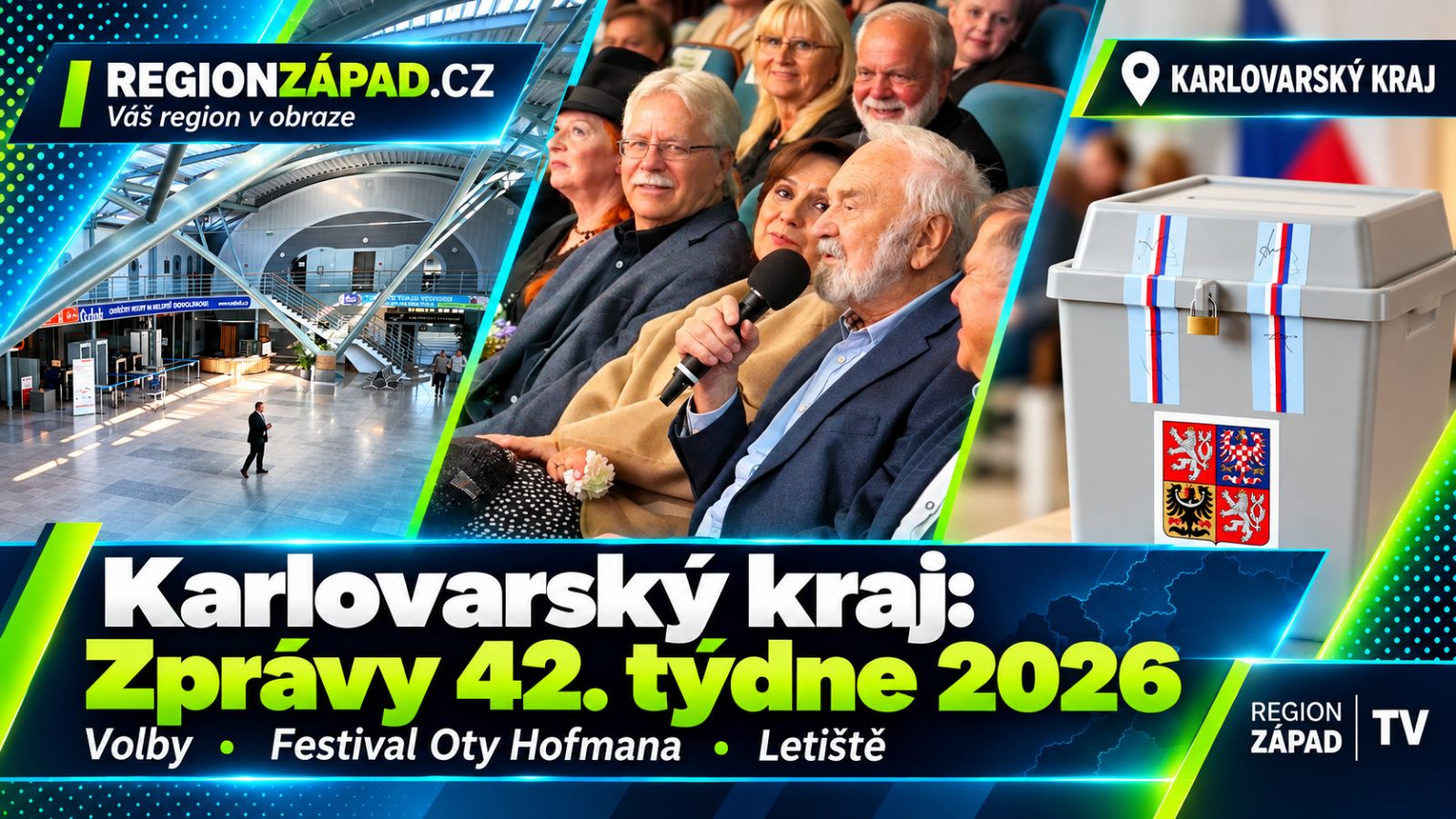 Karlovarský kraj: Zprávy 42. týdne 2026 (TV Západ)