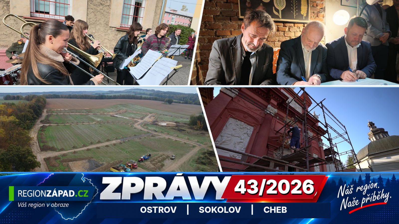 Karlovarský kraj: Zprávy 43. týdne 2026 (TV Západ) 