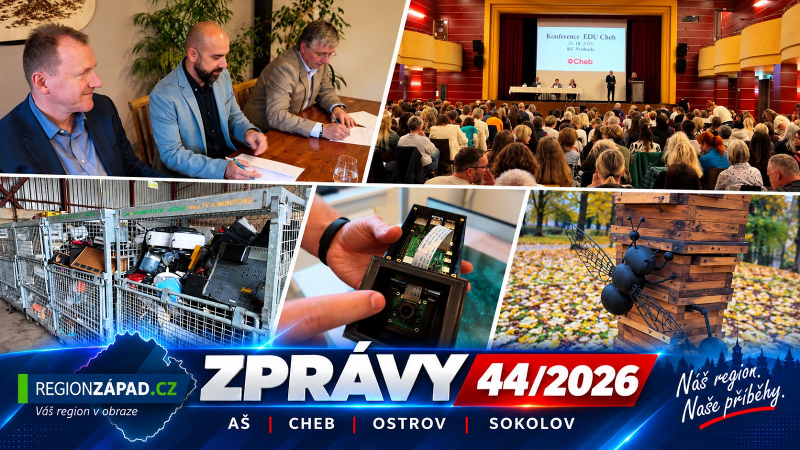 Karlovarský kraj: Zprávy 44. týdne 2026 (TV Západ)