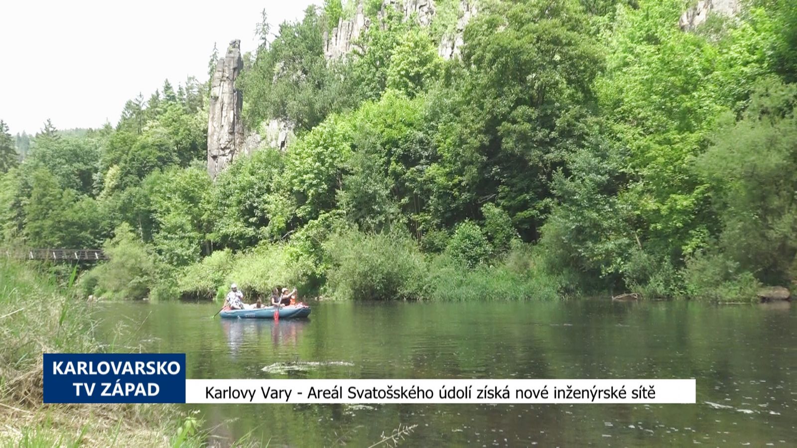 Karlovy Vary: Areál Svatošského údolí získá nové inženýrské sítě (TV Západ)