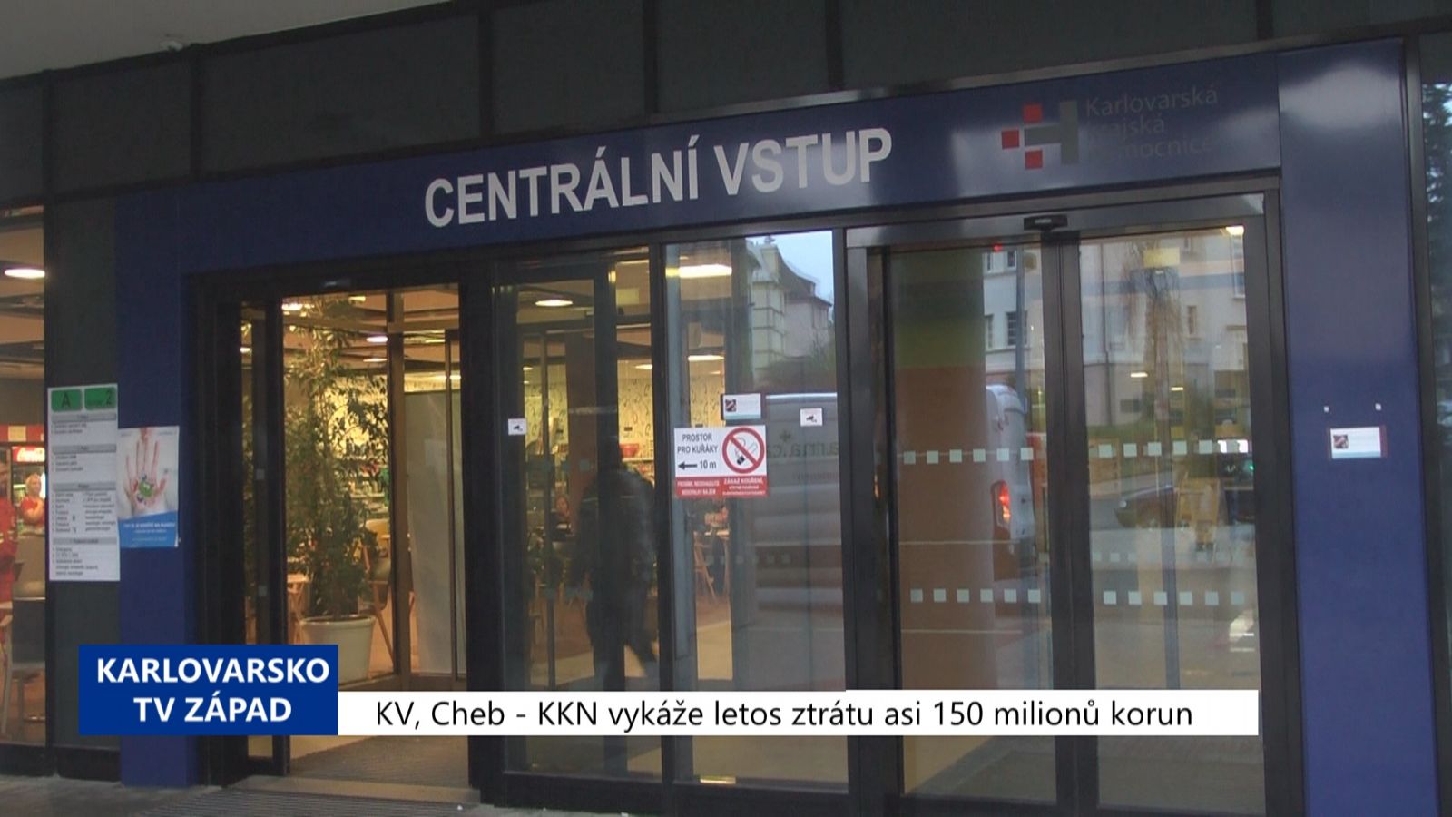 Karlovy Vary: KKN vykáže letos ztrátu asi 150 milionů korun (TV Západ)