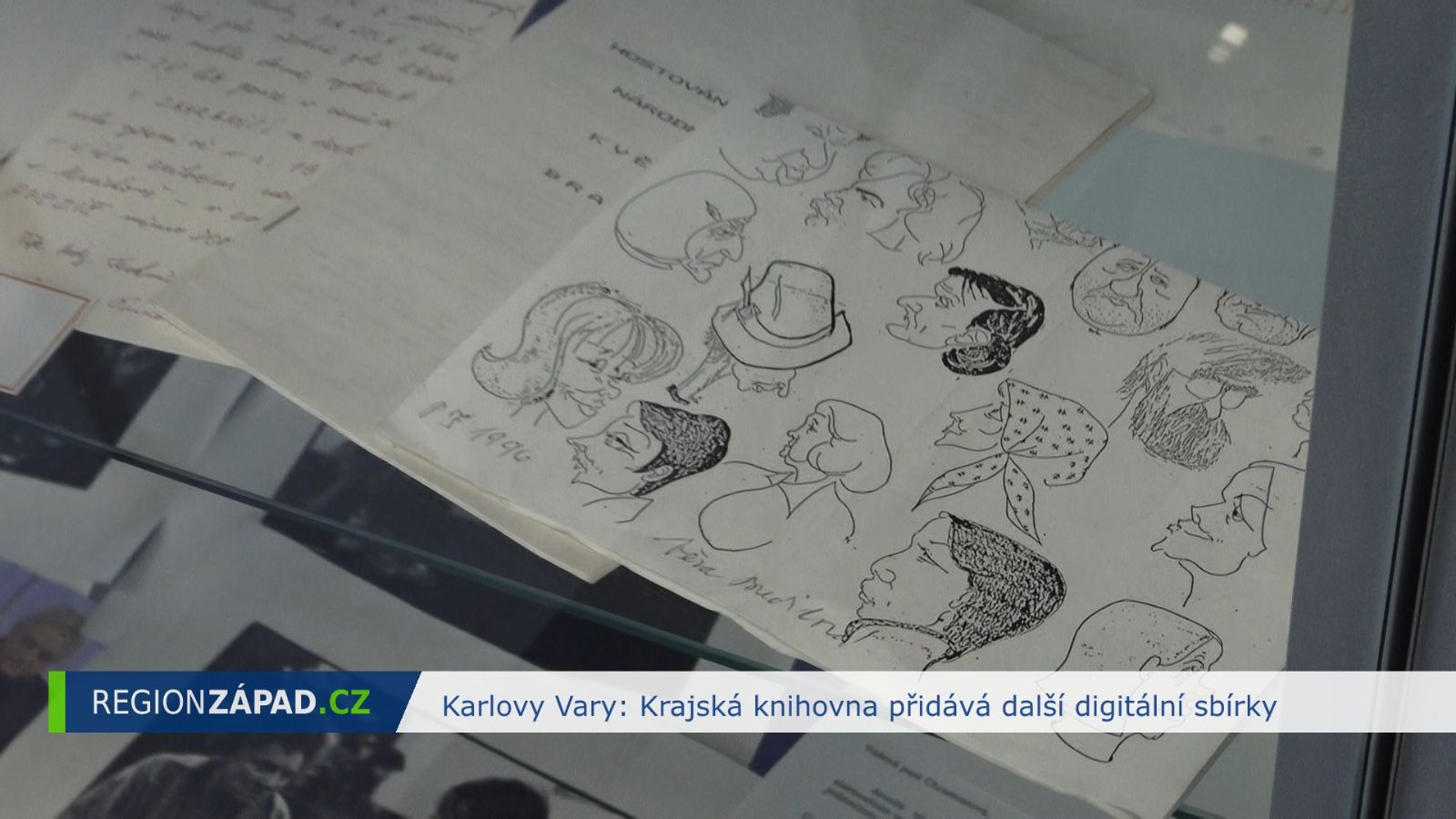 Karlovy Vary: Krajská knihovna přidává další digitální sbírky (TV Západ)