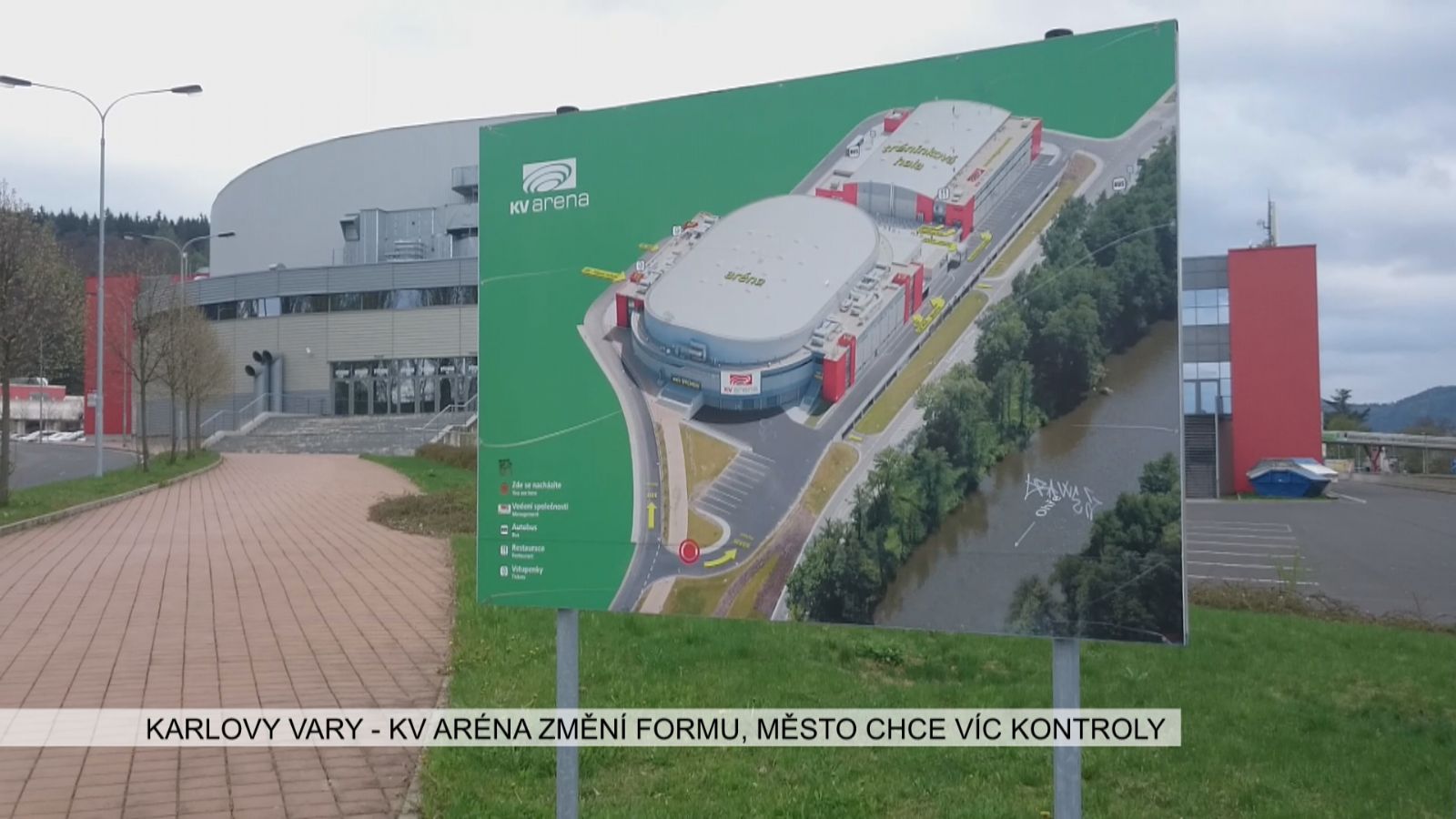 Karlovy Vary: KV Aréna změní formu, město chce větší kontrolu (TV Západ)