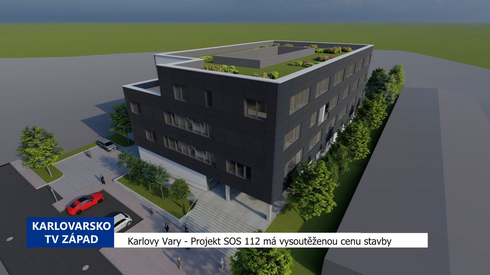 Karlovy Vary: Projekt SOS 112 má vysoutěženou cenu stavby (TV Západ)