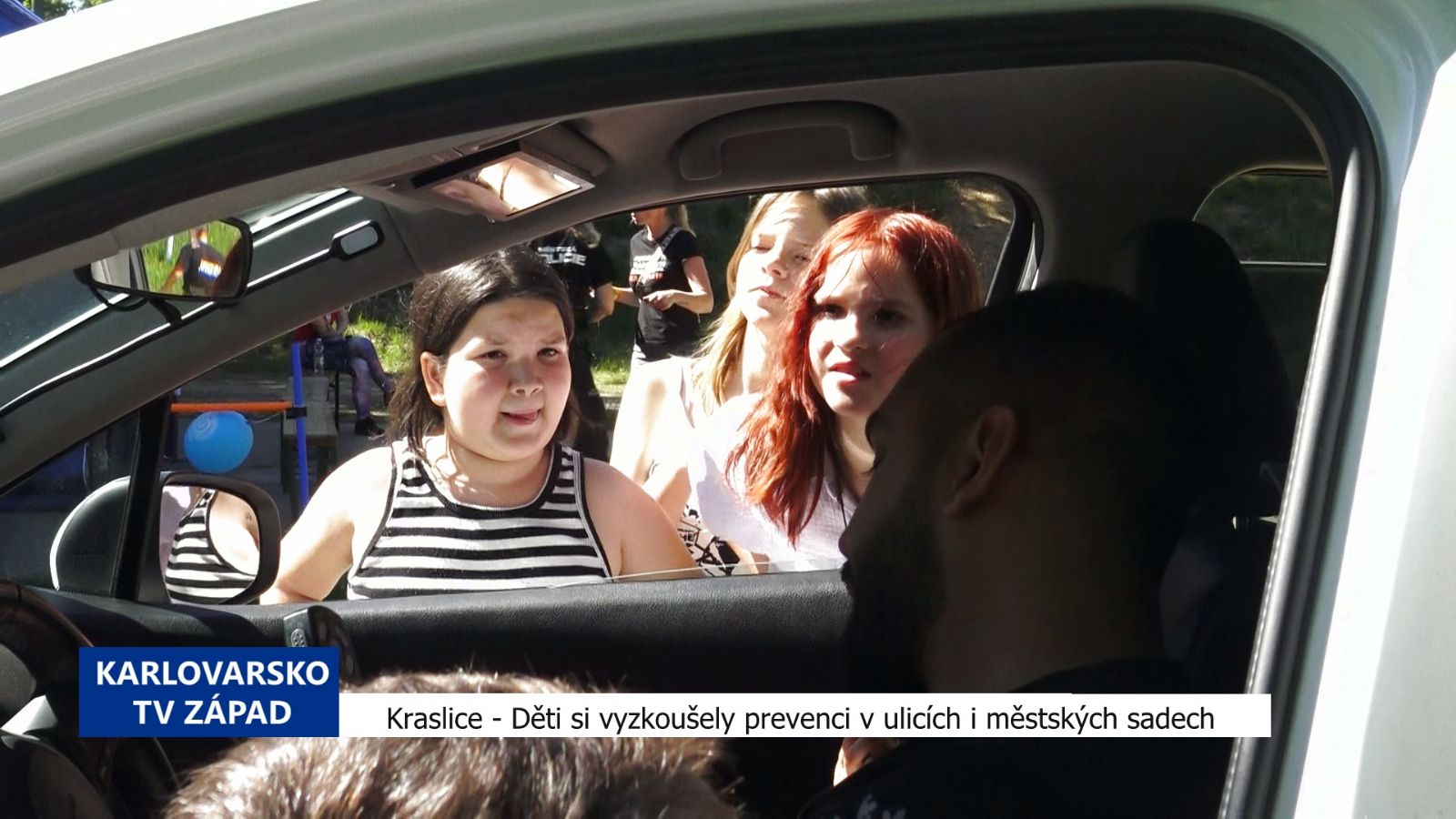 Kraslice: Děti si vyzkoušely prevenci v ulicích i městských sadech (TV Západ)