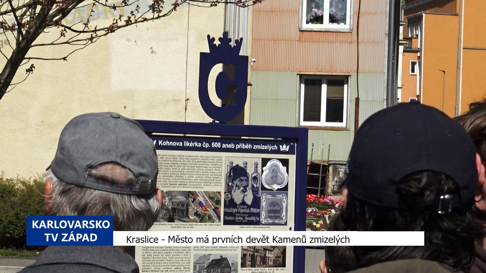 Kraslice: Město má prvních devět Kamenů zmizelých (TV Západ)