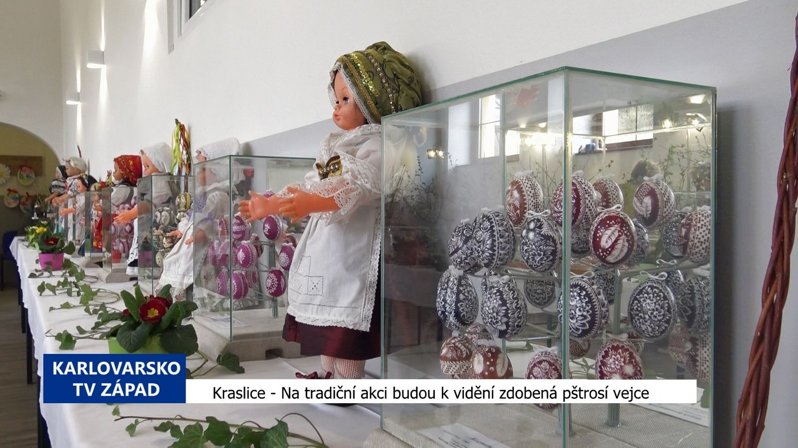 Kraslice: Na tradiční akci budou k vidění zdobená pštrosí vejce (TV Západ)