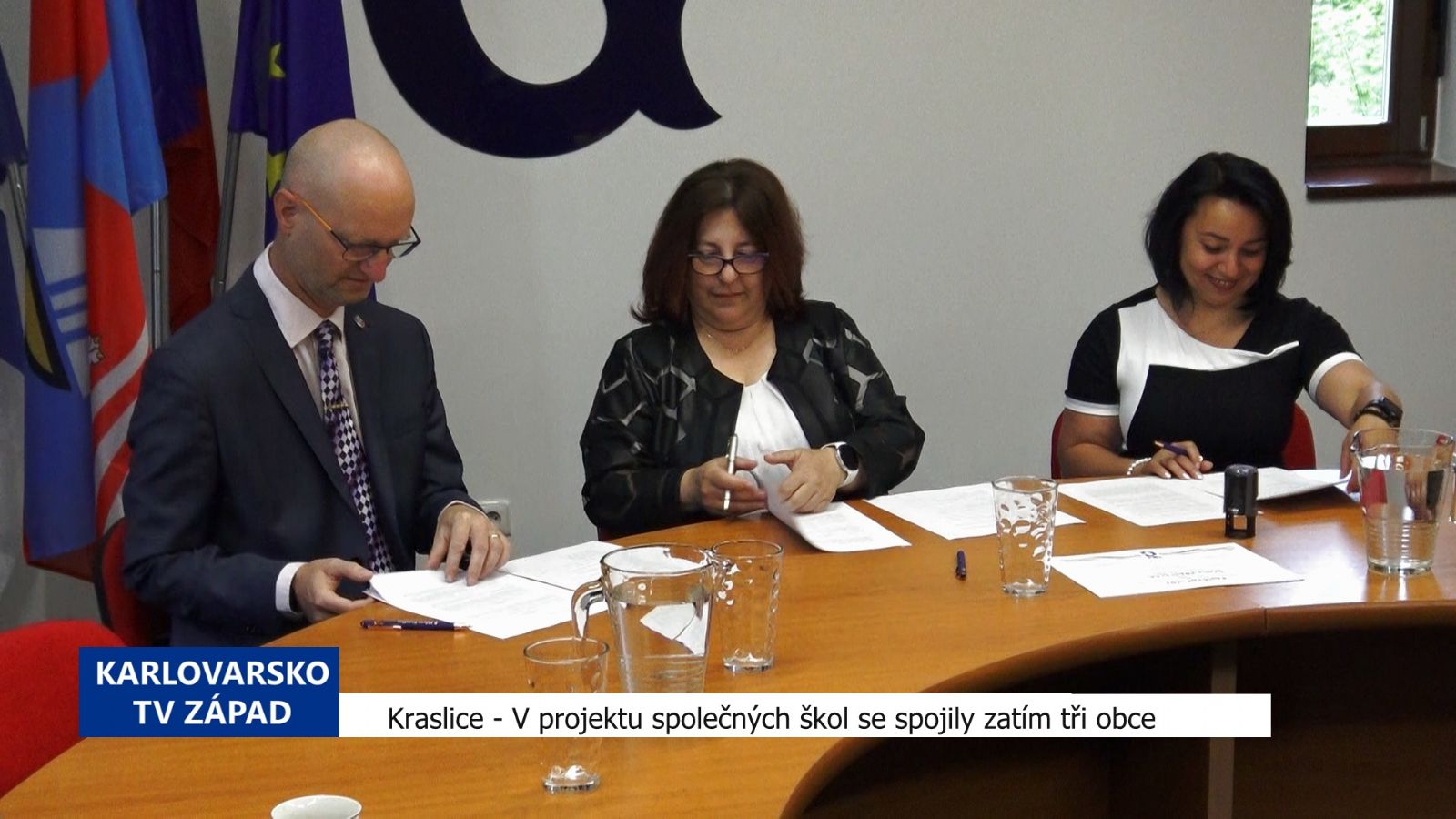 Kraslice: V projektu společných škol se spojily zatím tři obce (TV Západ)