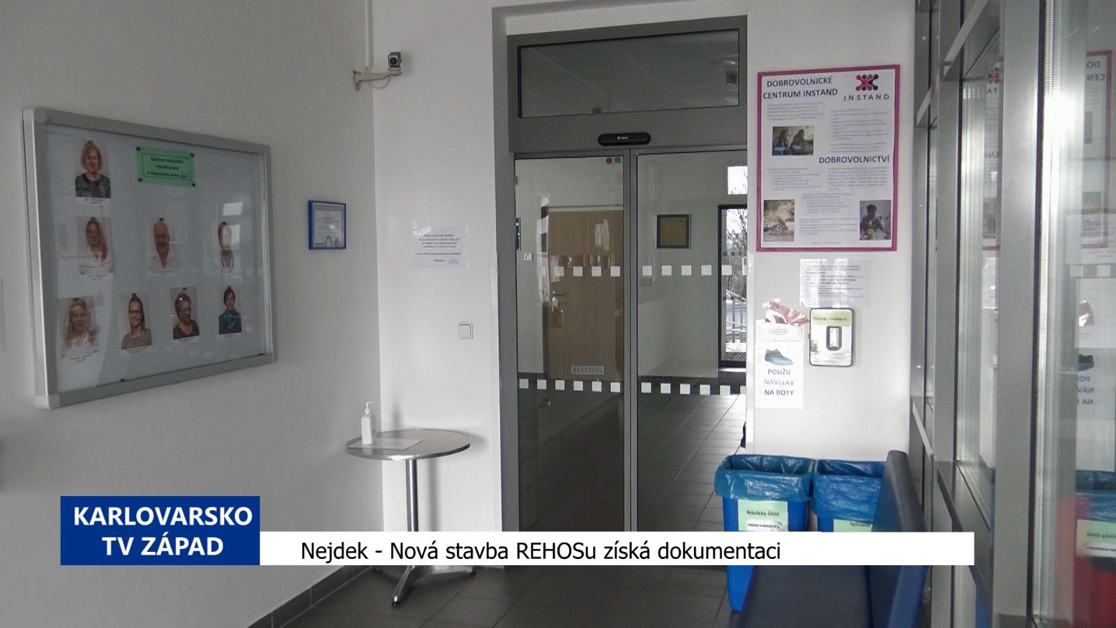 Nejdek: Nová stavba REHOSu získá dokumentaci (TV Západ)