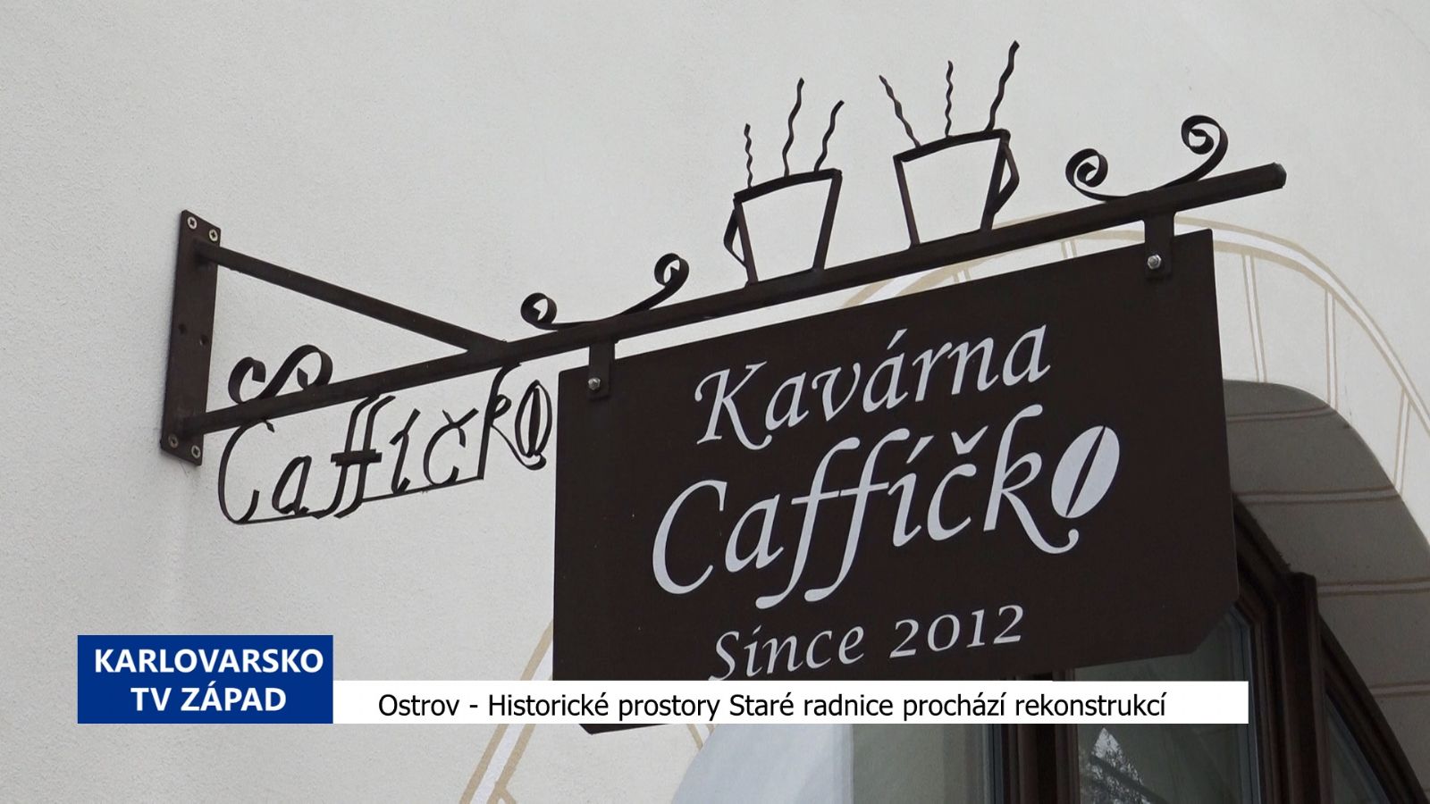 Ostrov: Historické prostory Staré radnice prochází rekonstrukcí (TV Západ)