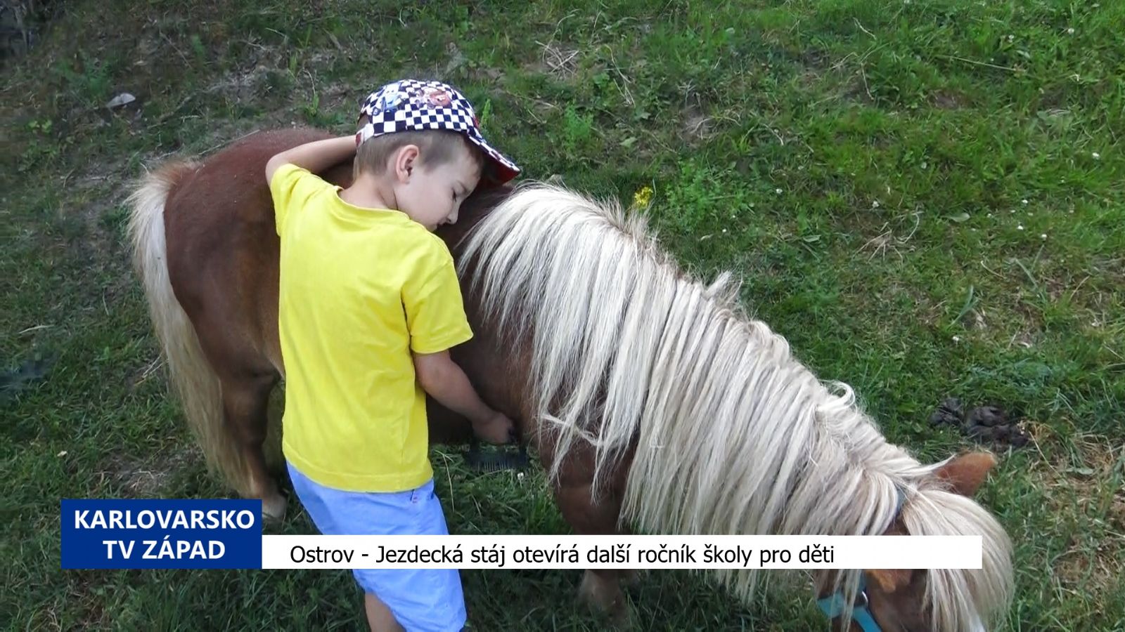 Ostrov: Jezdecká stáj otevírá další ročník školy pro děti (TV Západ)