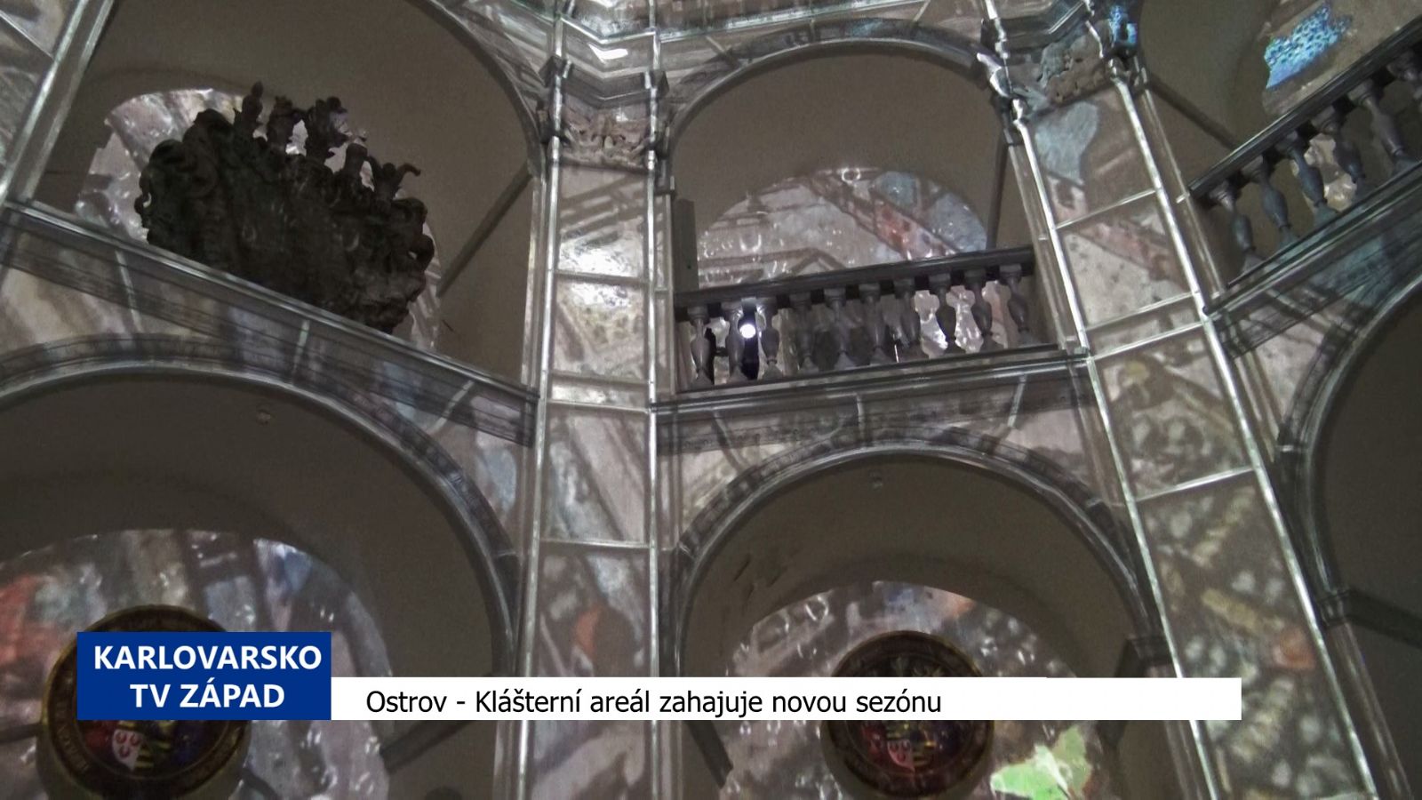 Ostrov: Klášterní areál zahajuje novou sezónu (TV Západ)