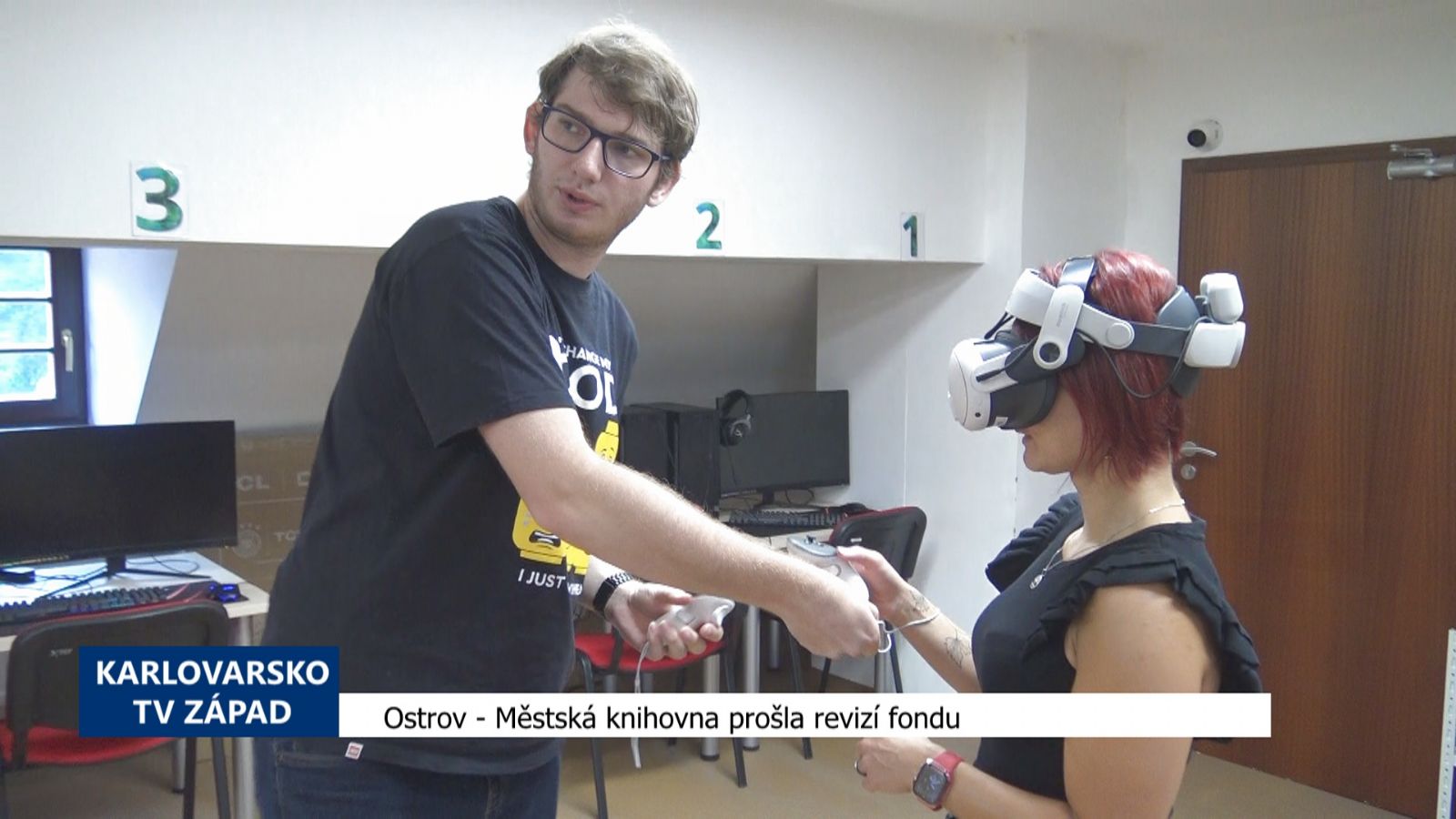 Ostrov: Městská knihovna prošla revizí fondu (TV Západ)