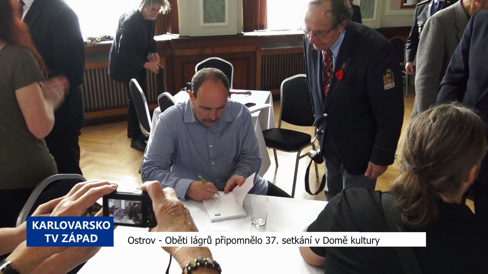 Ostrov: Oběti lágrů připomnělo 37. setkání v Domě kultury (TV Západ)