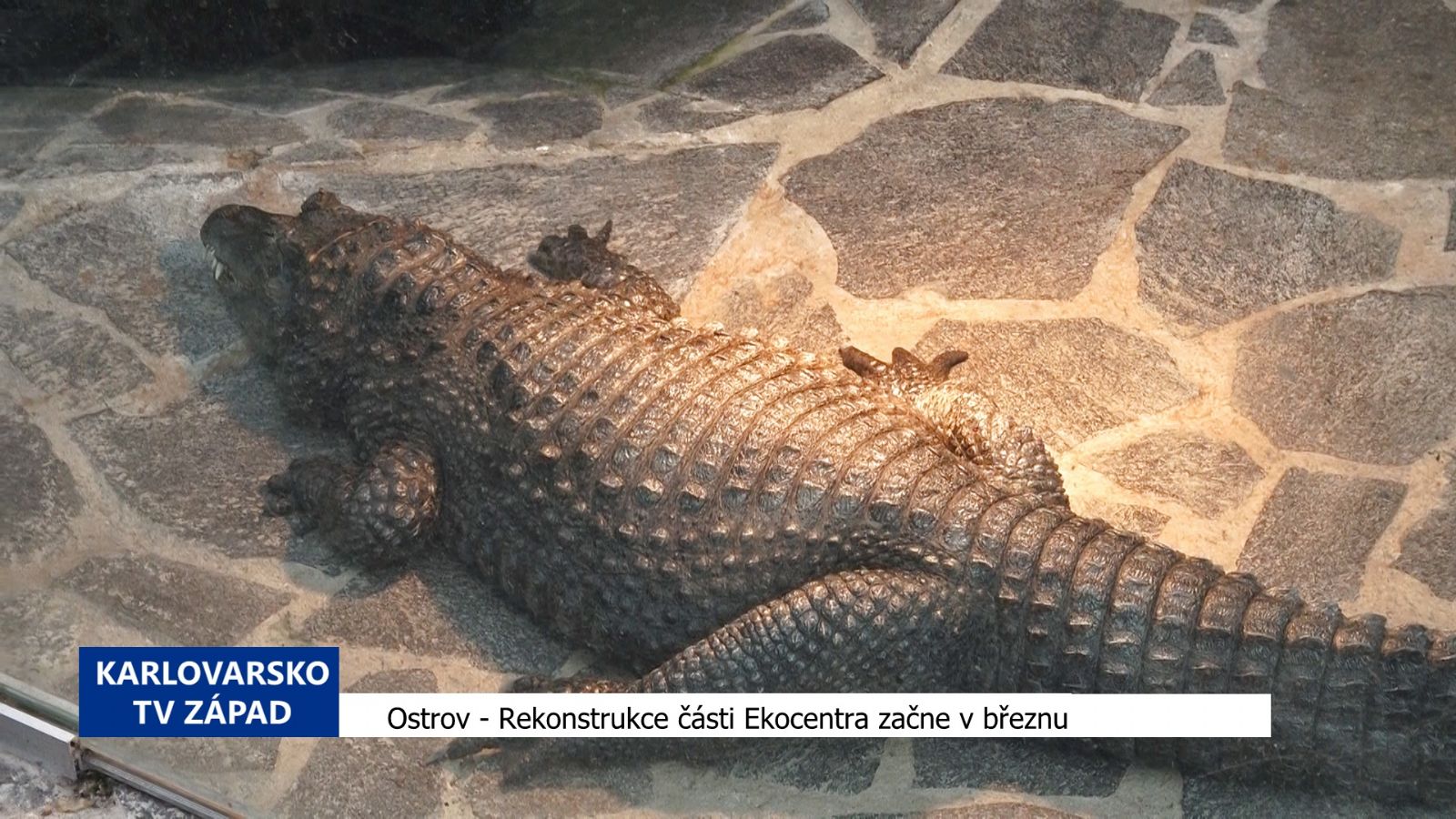 Ostrov: Rekonstrukce části Ekocentra začne v březnu (TV Západ)