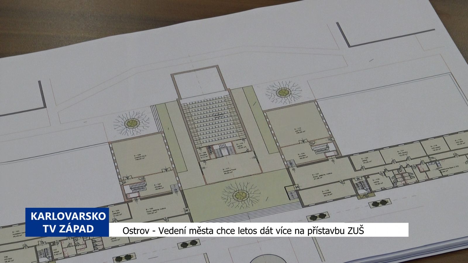 Ostrov: Vedení města chce letos dát více na přístavbu ZUŠ (TV Západ)