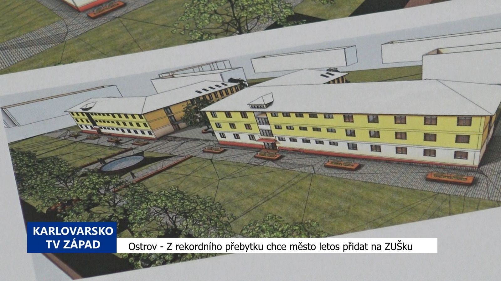 Ostrov: Z rekordního přebytku chce město letos přidat na ZUŠku (TV Západ)