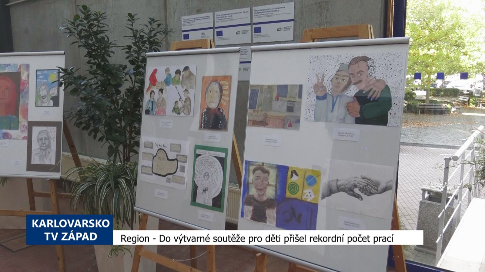 Region: Do výtvarné soutěže pro děti přišel rekordní počet prací (TV Západ)