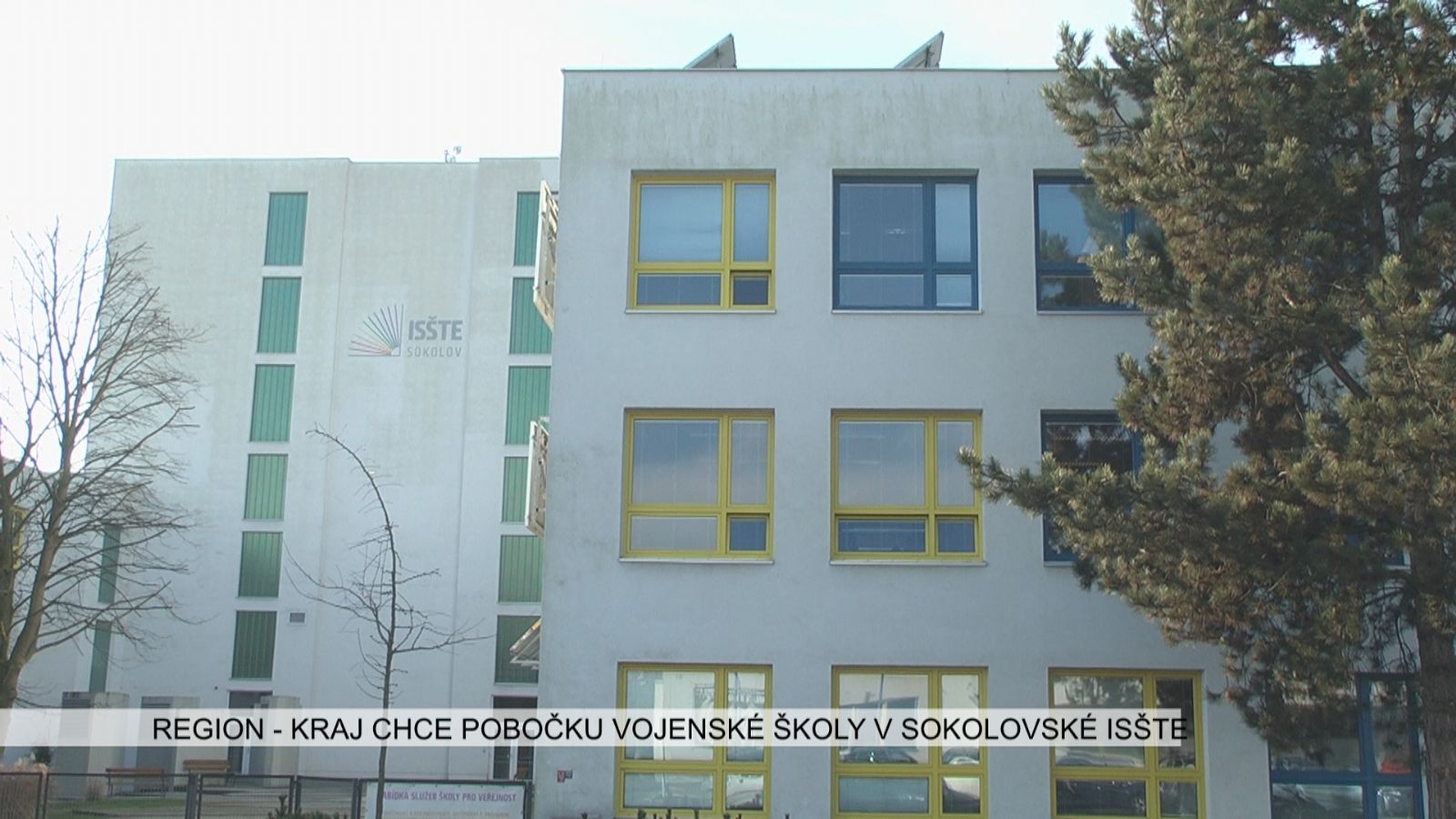 Region: Kraj chce pobočku vojenské školy v sokolovské ISŠTE (TV Západ)